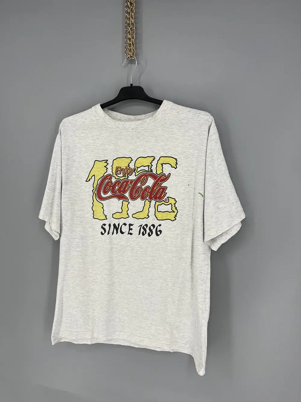 Vintage 1996 Euro UEFA Enjoy Coca Cola Vintage 90s T shirt Size US XL / EU 56 / 4 - 3 Thumbnail
