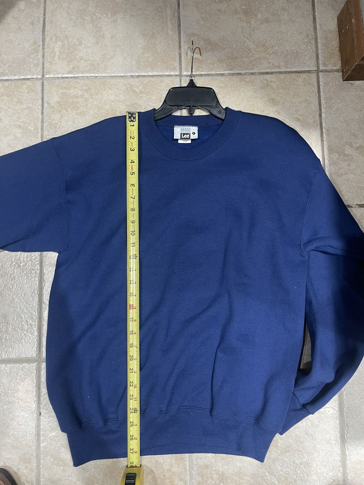 Lee Vintage 90s Lee Pullover Short Sleeve Sweater Blue Size US L / EU 52-54 / 3 - 5 Thumbnail