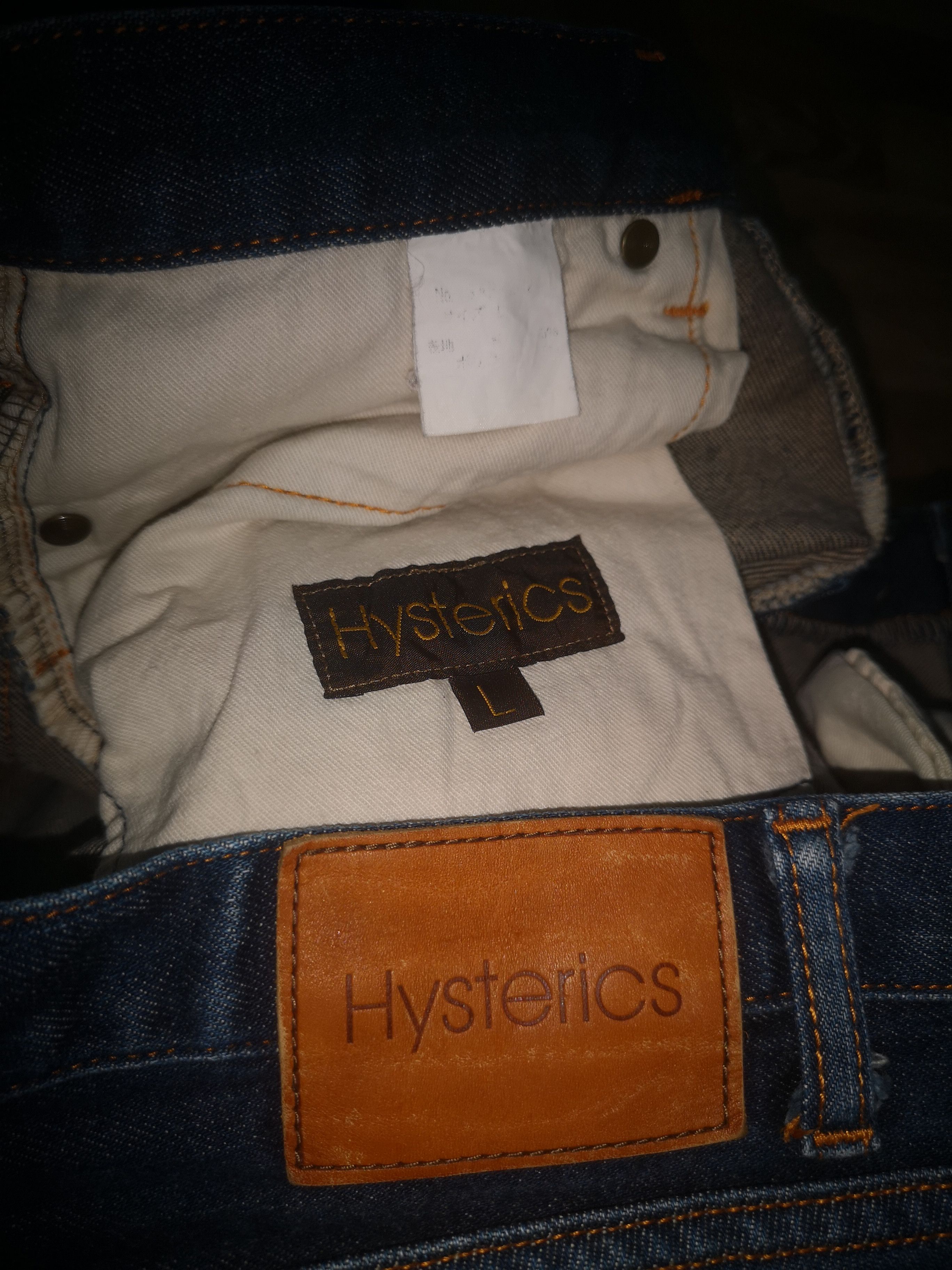 Hysteric Glamour × Japanese Brand OG Vintage Skinny Jeans Hysteric Glamour HG Japan Hysterics Size 31" - 5 Thumbnail