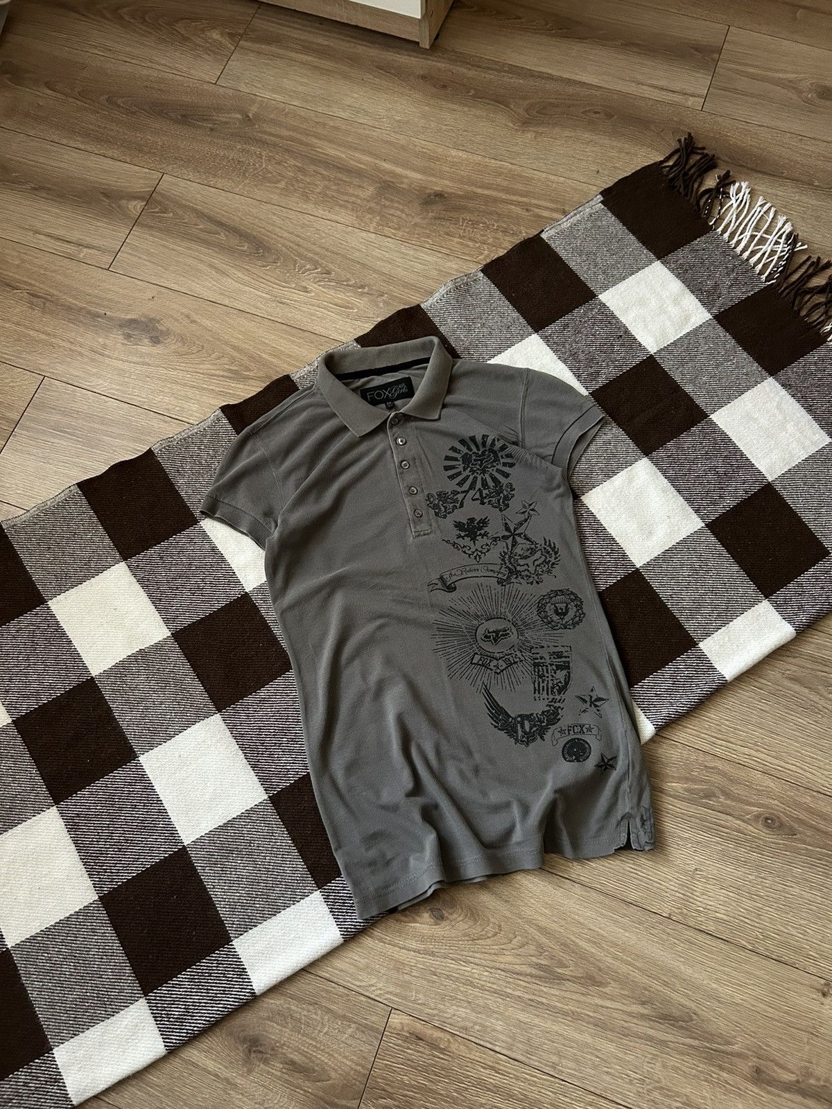 Fox Racing × Vintage Vintage Fox big logo y2k polos shirts mens Size M / US 6-8 / IT 42-44 - 1 Thumbnail