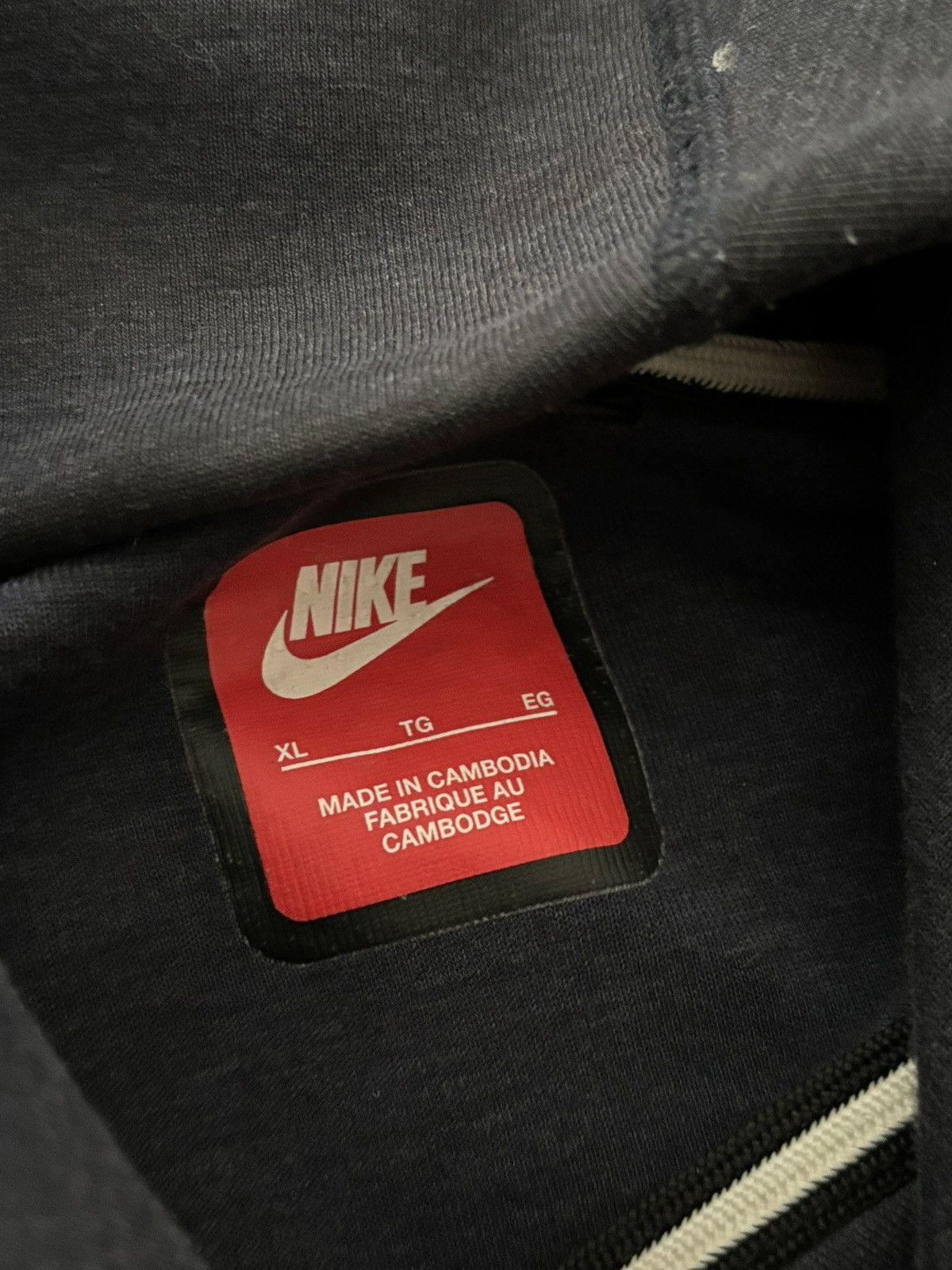 Nike Nike tech fleece navy blue zip up Size US XL / EU 56 / 4 - 3 Thumbnail