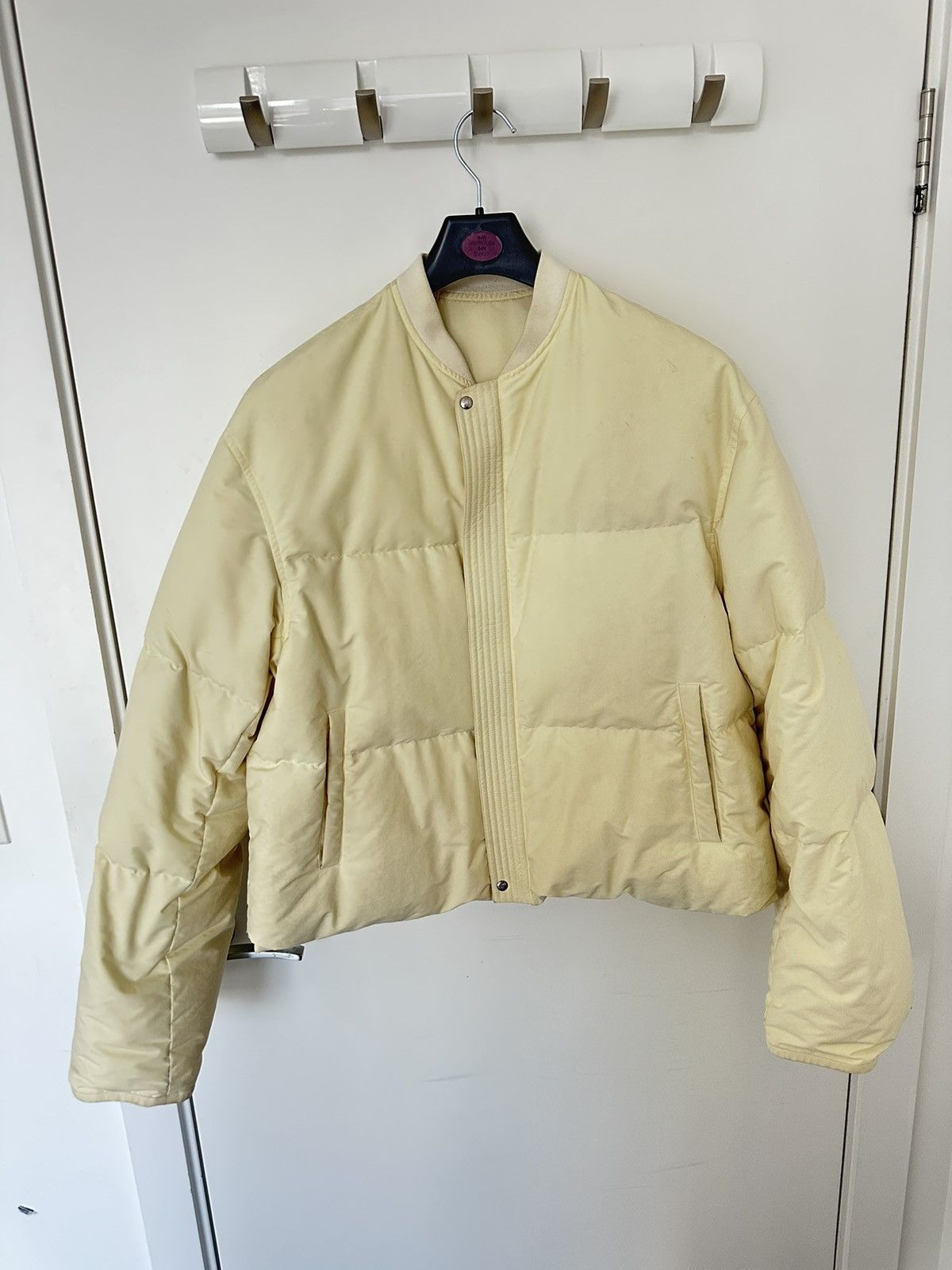 Jil Sander Jil Sander puffer cream down double face jacket Size US M / EU 48-50 / 2 - 1 Thumbnail