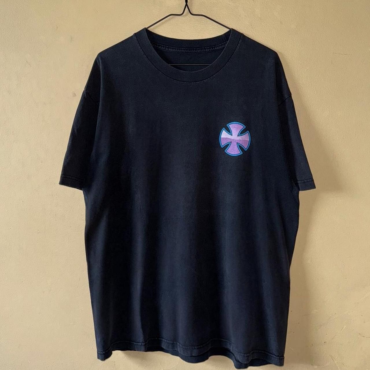 Independent Truck Co. Vintage 90s Independent Truck Co. Skateboard Iron Cross Tee Size US XL / EU 56 / 4 - 2 Thumbnail