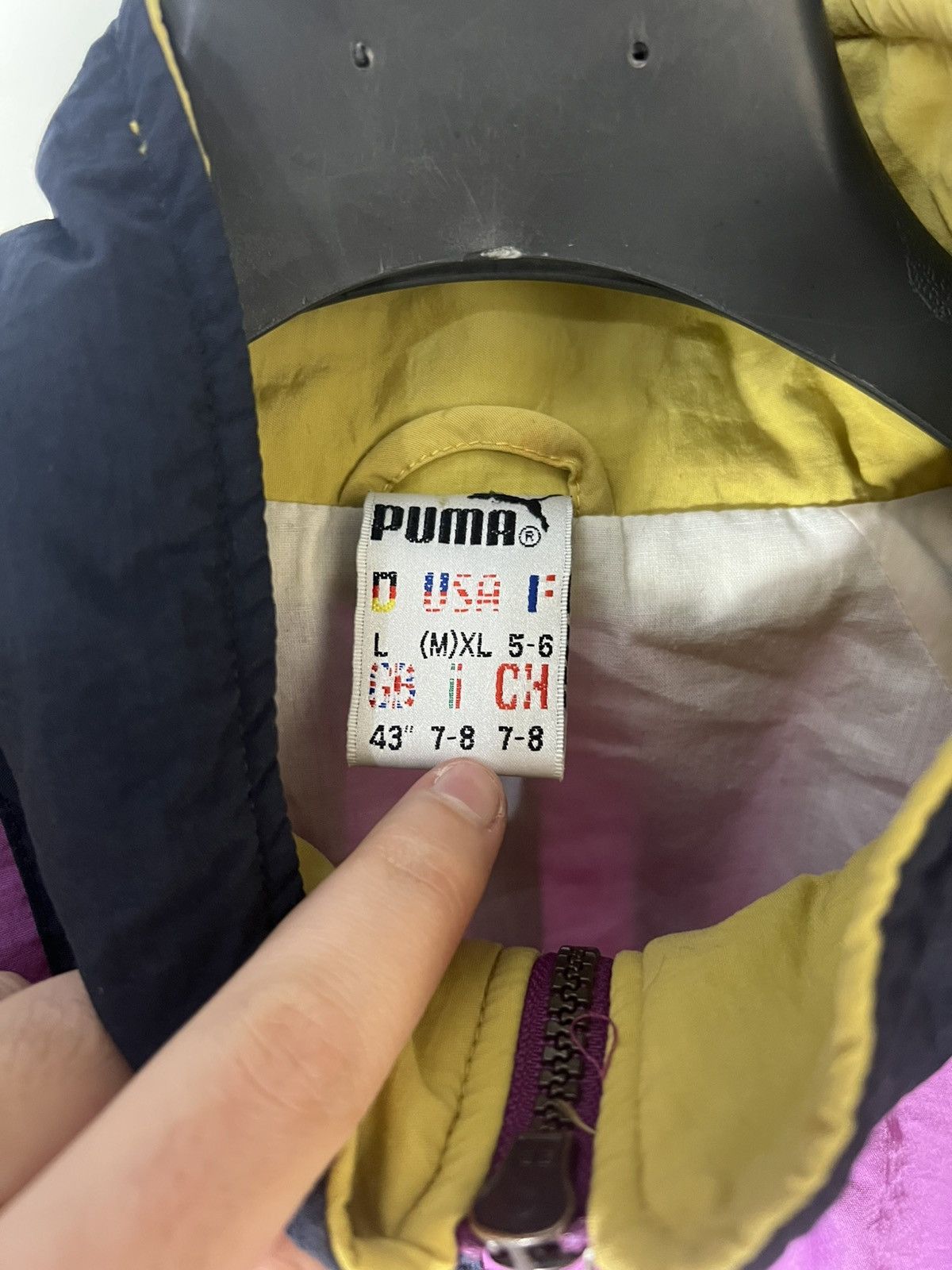 Puma × Vintage VERY RARE PUMA SUMMER TEAM FULL ZIP LIGHT JACKET RETRO 90s Size US L / EU 52-54 / 3 - 4 Thumbnail