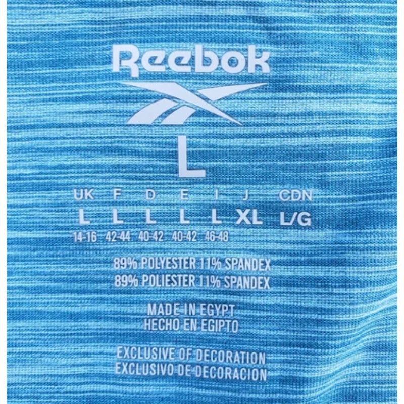 Reebok NWT New Reebok Womens Large Teal Heathered Tank Top Size L / US 10 / IT 46 - 3 Thumbnail