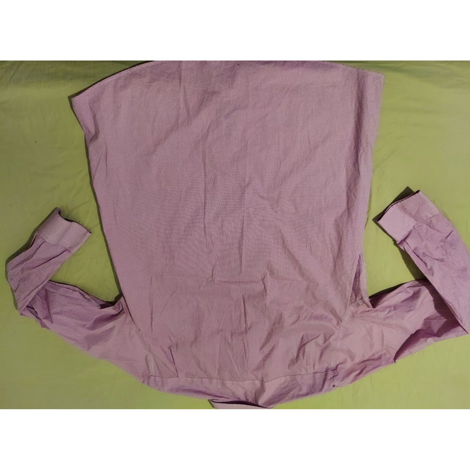 Polo Ralph Lauren Polo Ralph Lauren Dress Shirt Purple 16.5 34 35 Button Cotton Mens Long Sleeve Vintage: No 100% Cotton Classic Regular Collar Size 46R - 6 Thumbnail