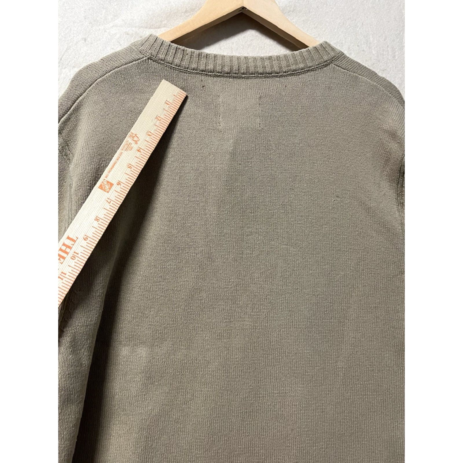 Life is Good Life is Good Beige Cotton Knitted Pullover Sweater Men L Crew Neck Size US L / EU 52-54 / 3 - 7 Thumbnail