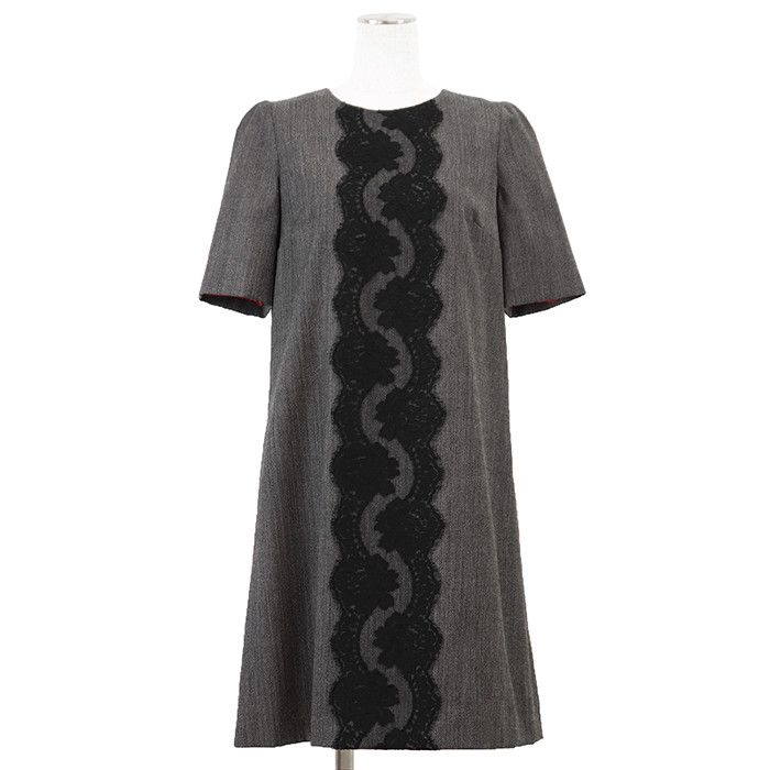 Dolce & Gabbana Dolce & Gabbana Dolce&Gabbana Flower Lace Wool Cotton Dress Textile Dresses DUTY FREE for USA Size ONE SIZE - 1 Thumbnail