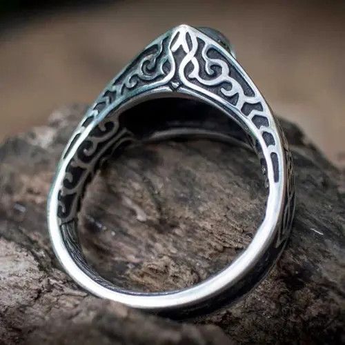 Vintage Imitation Moonstone Ring Size ONE SIZE - 3 Thumbnail