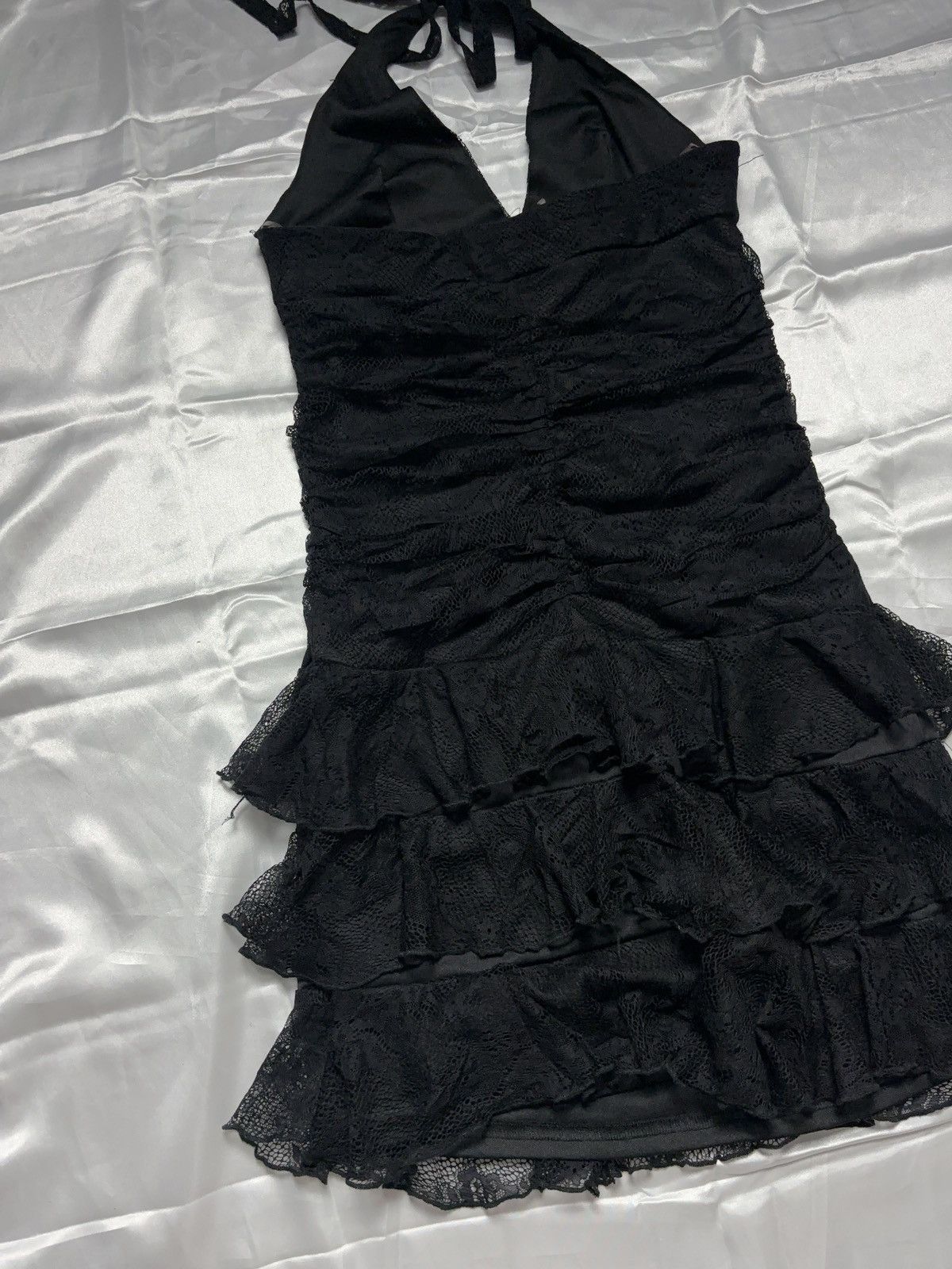 Vintage Super sexy micro mini lace coquette style vintage dress Size S / US 4 / IT 40 - 6 Thumbnail
