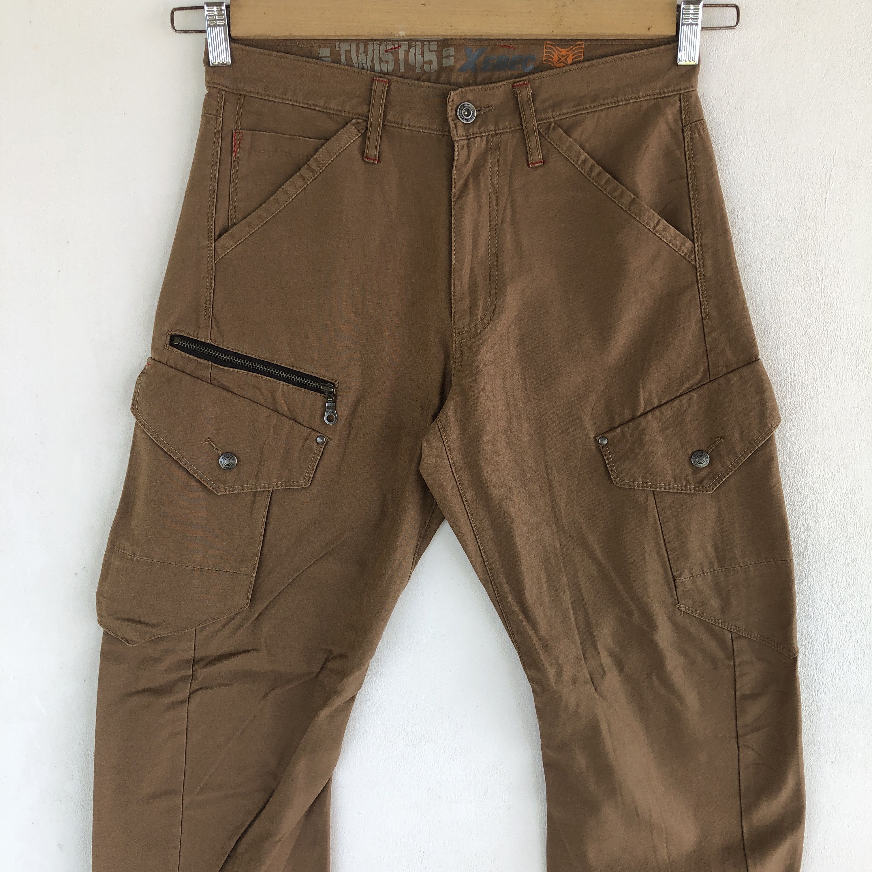 Japanese Brand Vintage Japanese Cargo Pants Multi Pocket Bondage Trousers Size US 30 / EU 46 - 3 Thumbnail