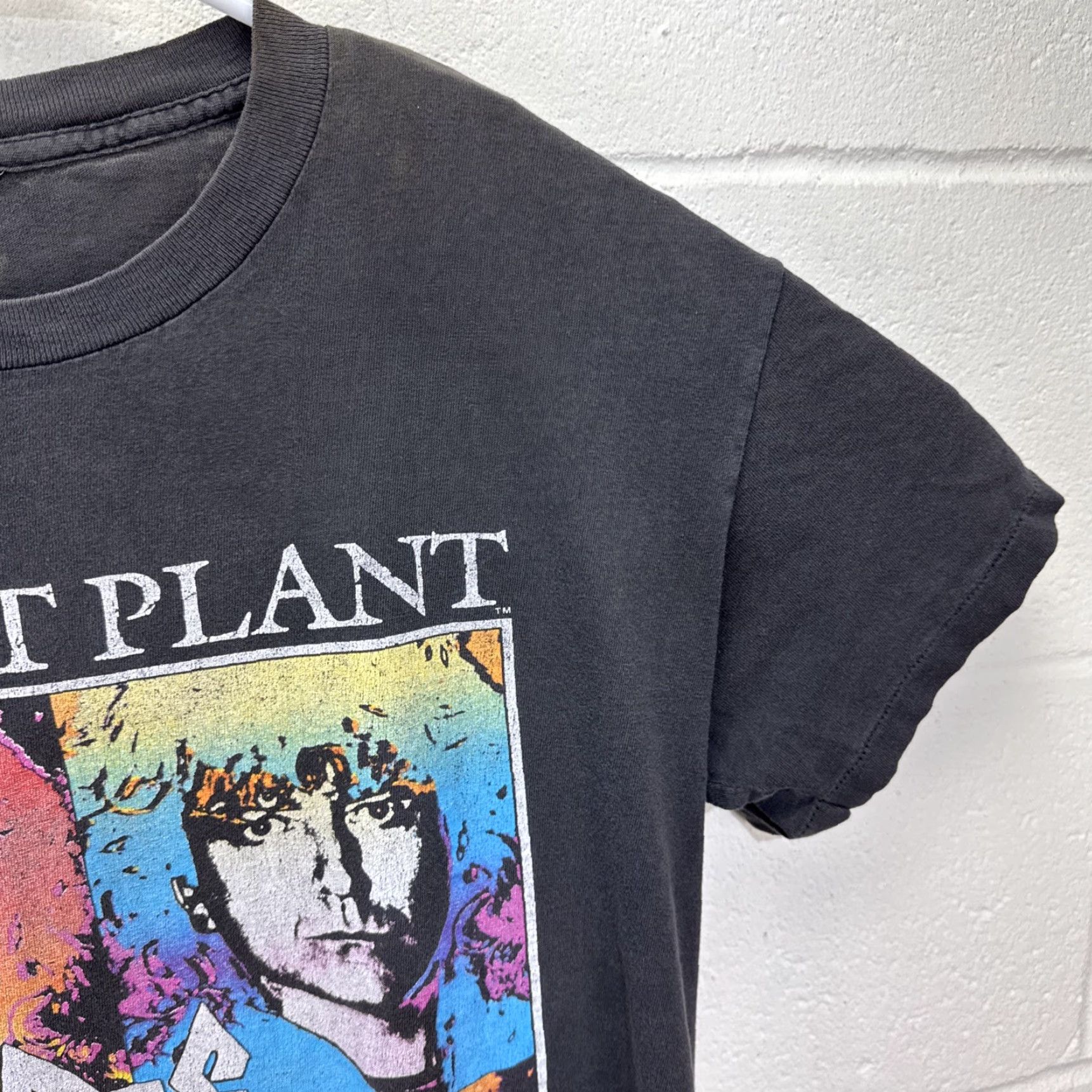 Ford VINTAGE Spring Ford 1990s Band T-Shirt Mens Medium Black 90s Music Tour Led Zeppelin Nirvana Robert Plant Size US M / EU 48-50 / 2 - 6 Thumbnail