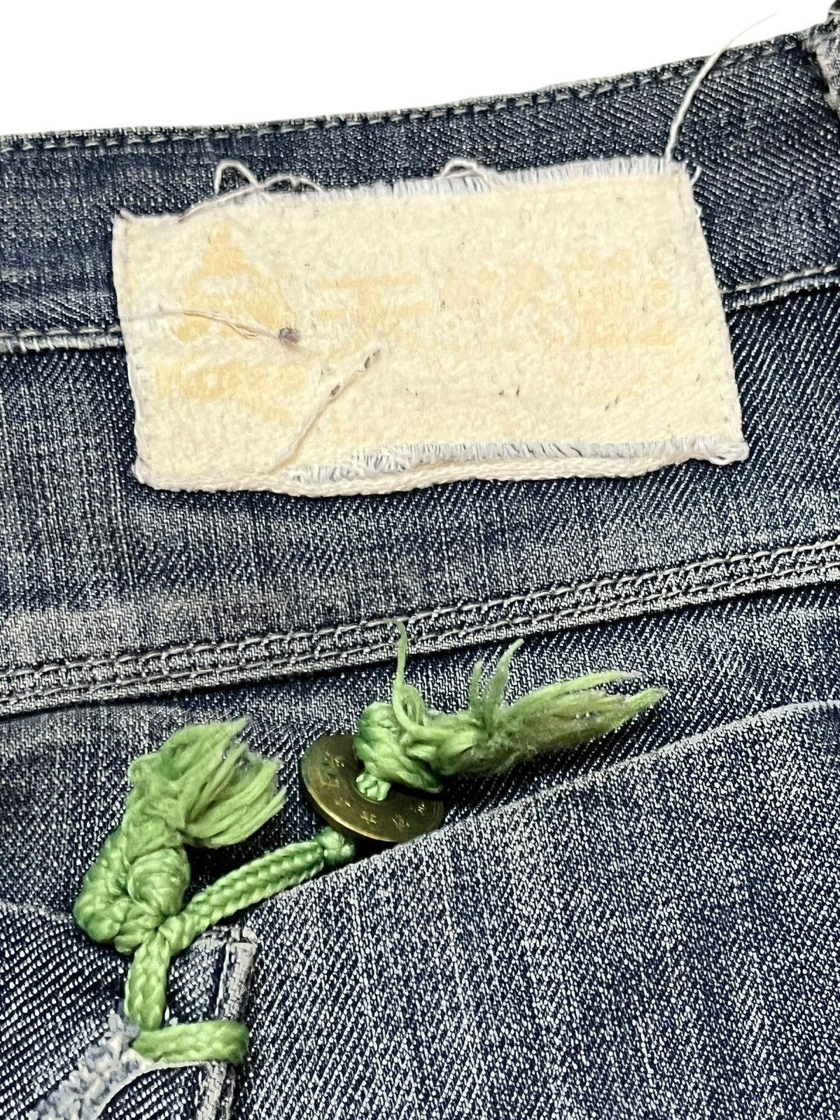 POST ARCHIVE FACTION (PAF) Vintage Japanese Brand Curvy Leg Flip-Flap Pocket Avantgarde Size US 35 - 11 Thumbnail