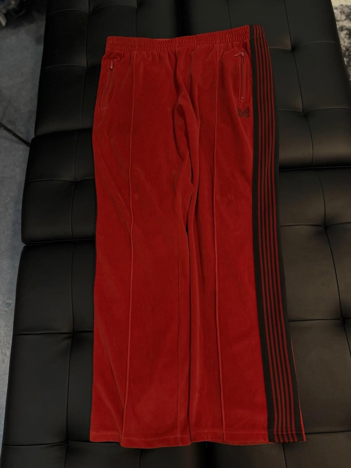Needles NEEDLES Track Pants Size Medium Red 100% Authentic Size US 32 / EU 48 - 1 Thumbnail