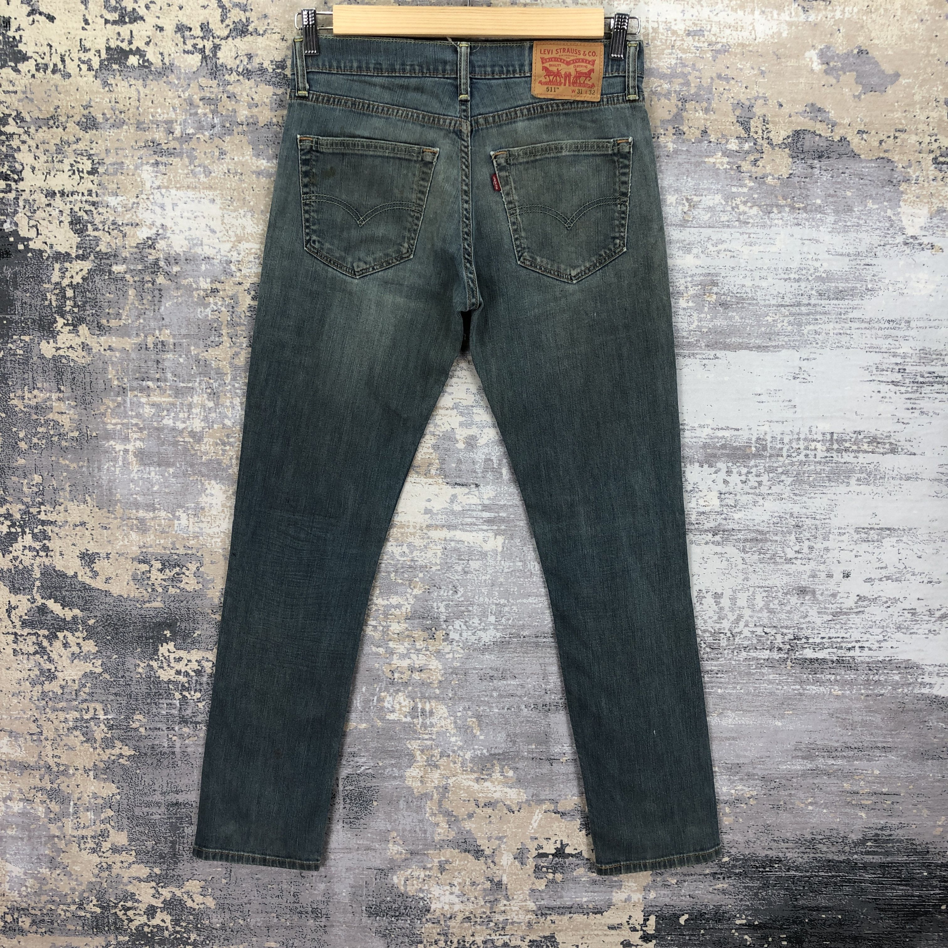 Levi's Vintage Levis 511 Skinny Denim Levi's Faded Washed Jeans Size US 30 / EU 46 - 2 Thumbnail