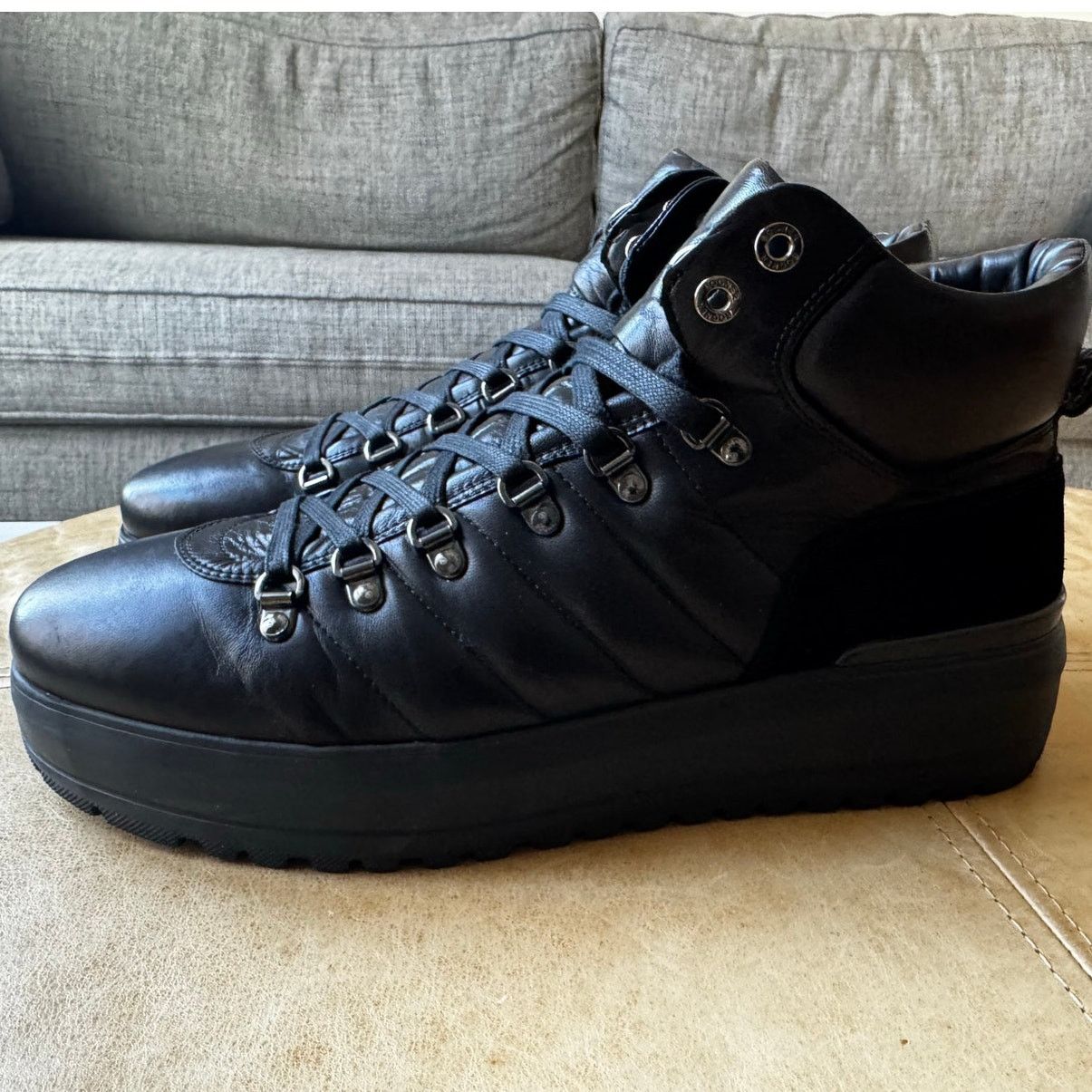 Bogner $590 Bogner high-top shoes, Made in Italy, size 45 (US12) Size US 12 / EU 45 - 8 Thumbnail