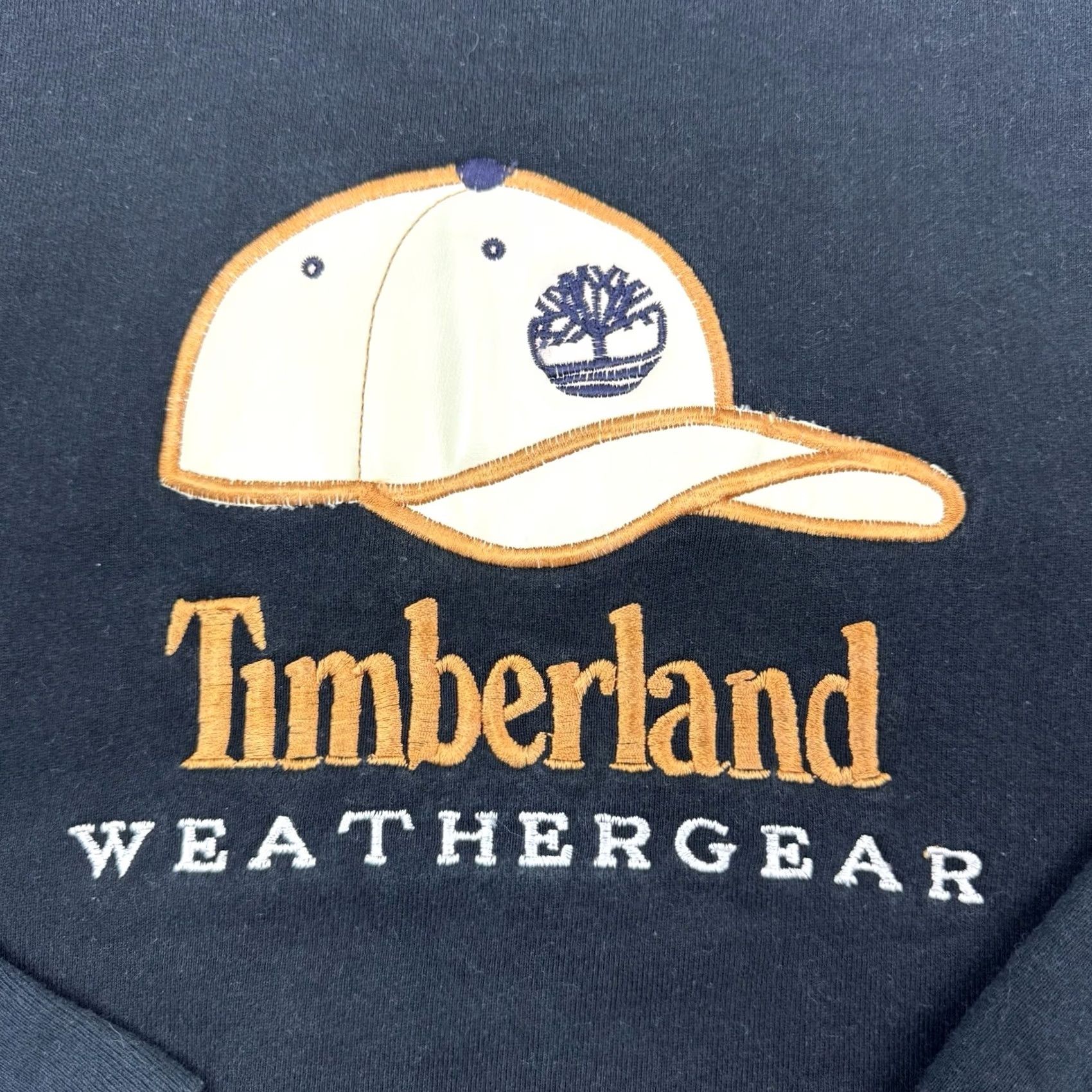 Timberland VINTAGE Timberland Sweatshirt Adult XL Weathergear Embroidery 90s USA Black Cotton Blend Pullover Crew Neck Long Sleeve Mens Size US XL / EU 56 / 4 - 3 Thumbnail