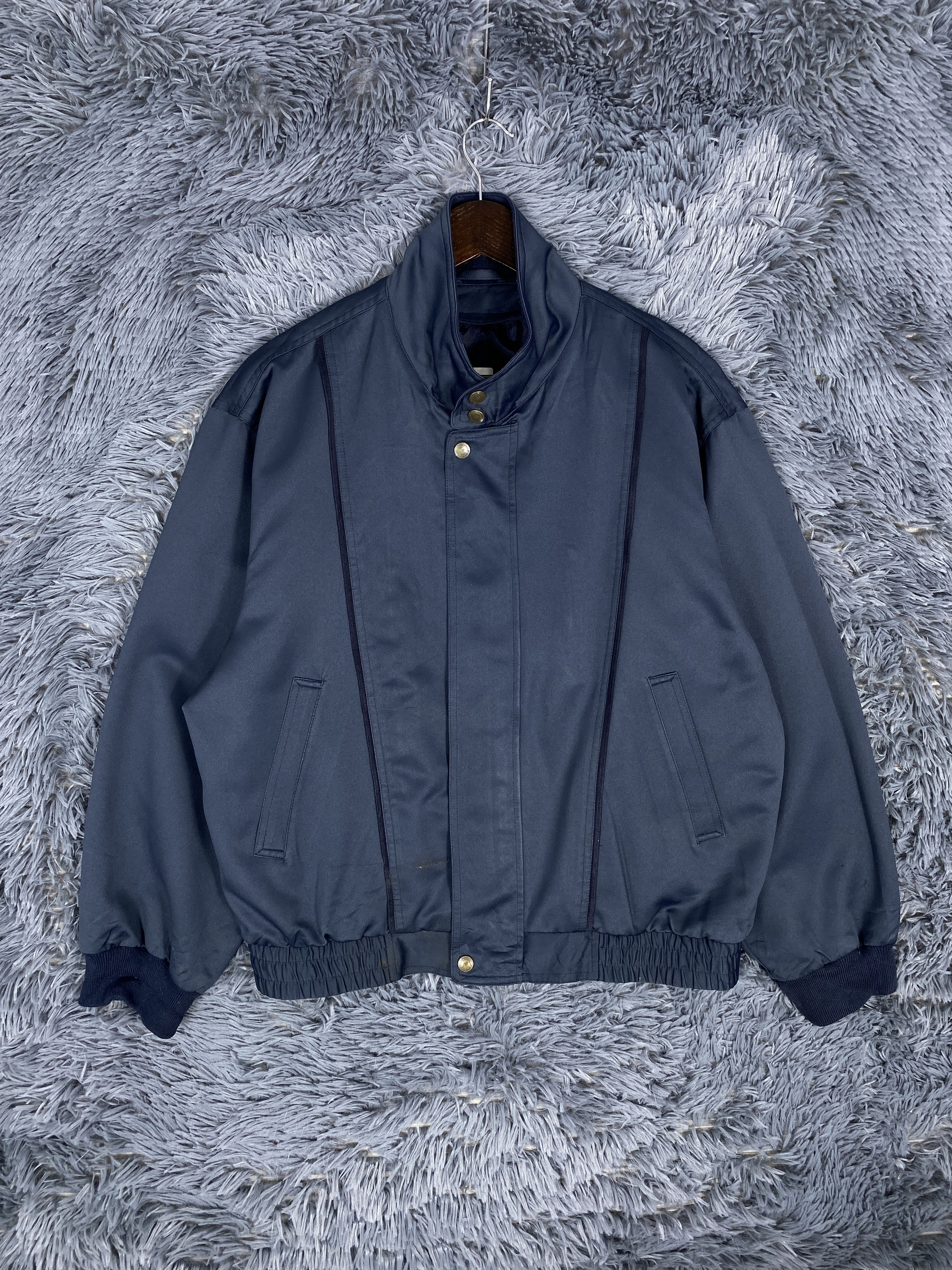 Japanese Brand Vintage Japanese Full Zip Nylon Bombers Jacket Size US M / EU 48-50 / 2 - 1 Thumbnail
