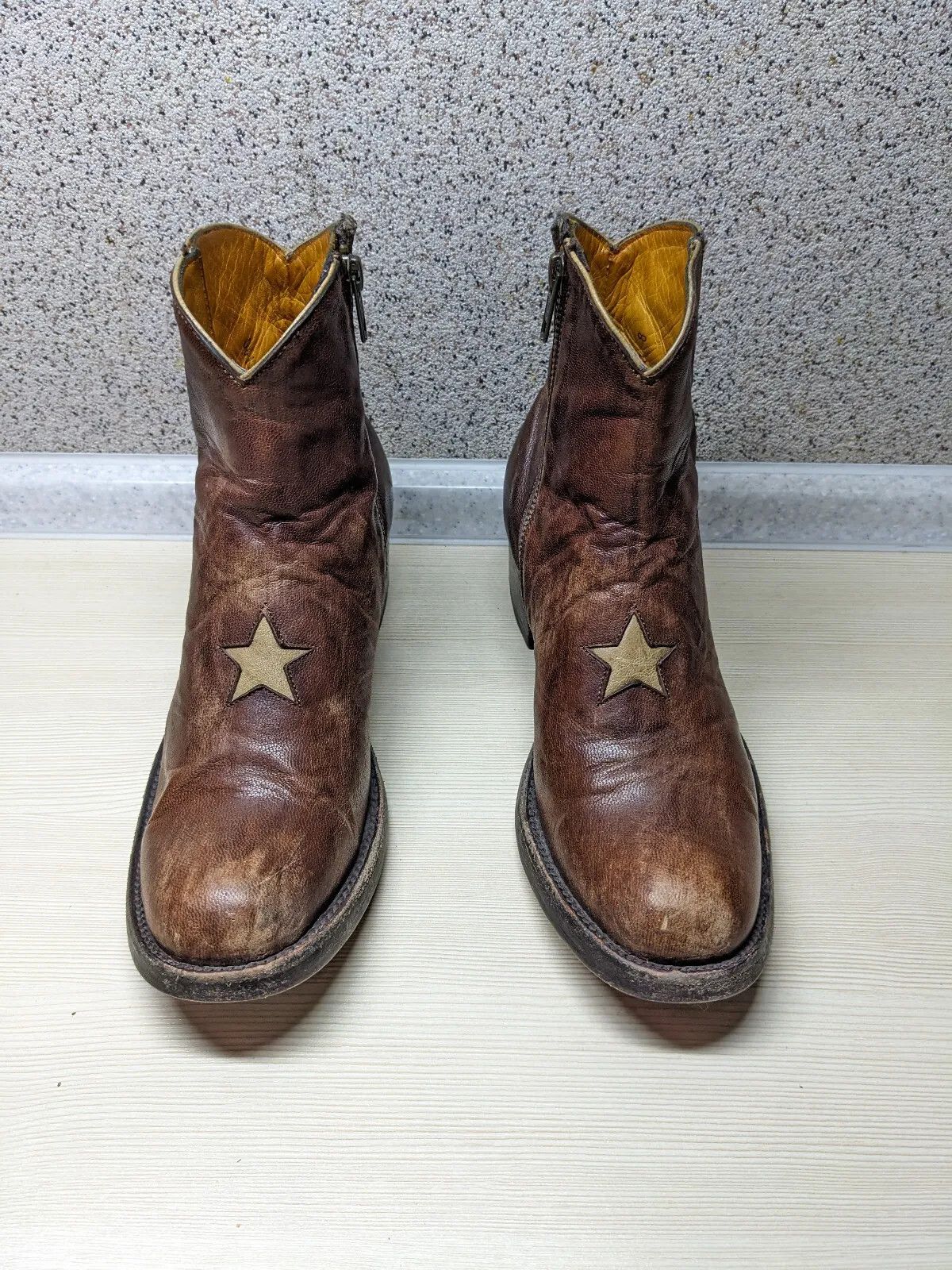 Old Gringo Old Gringo Mexicana Star Leather Ankle Boots US 6.5 Grailed