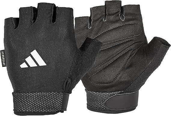 Adidas Adidas Essential Adjustable Fingerless Gloves Black ( M ) Size ONE SIZE - 1 Preview