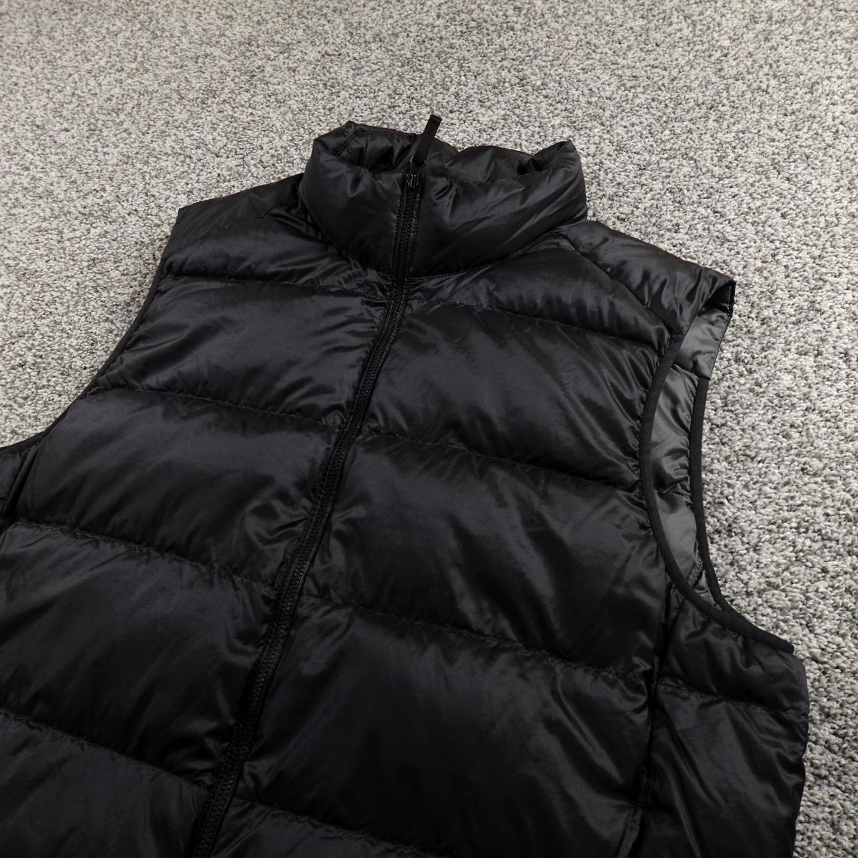 Uniqlo Uniqlo Vest Mens XL Black Ultra Light Down Puffer Quilted Insulated Jacket Top Size 46R - 2 Thumbnail