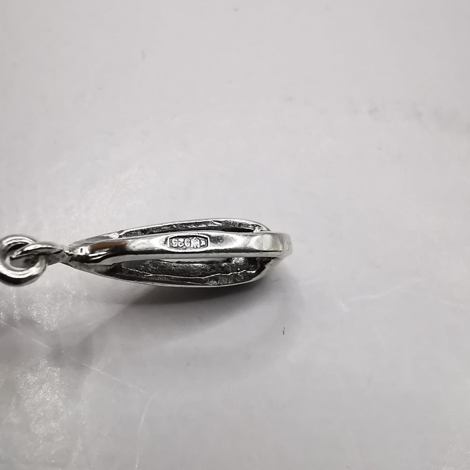 Sterling Silver Vintage Elegant Pendant Made of 925 Silver 4,30g Size ONE SIZE - 7 Thumbnail