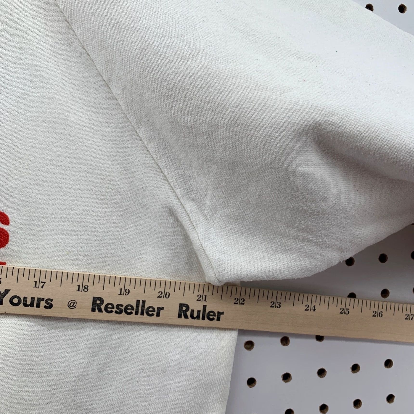 Fruit Of The Loom VINTAGE 1980s Desert Storm Crewneck Sweatshirt Men Large White USA Flag Logo 90s American Army Military Size US L / EU 52-54 / 3 - 7 Thumbnail