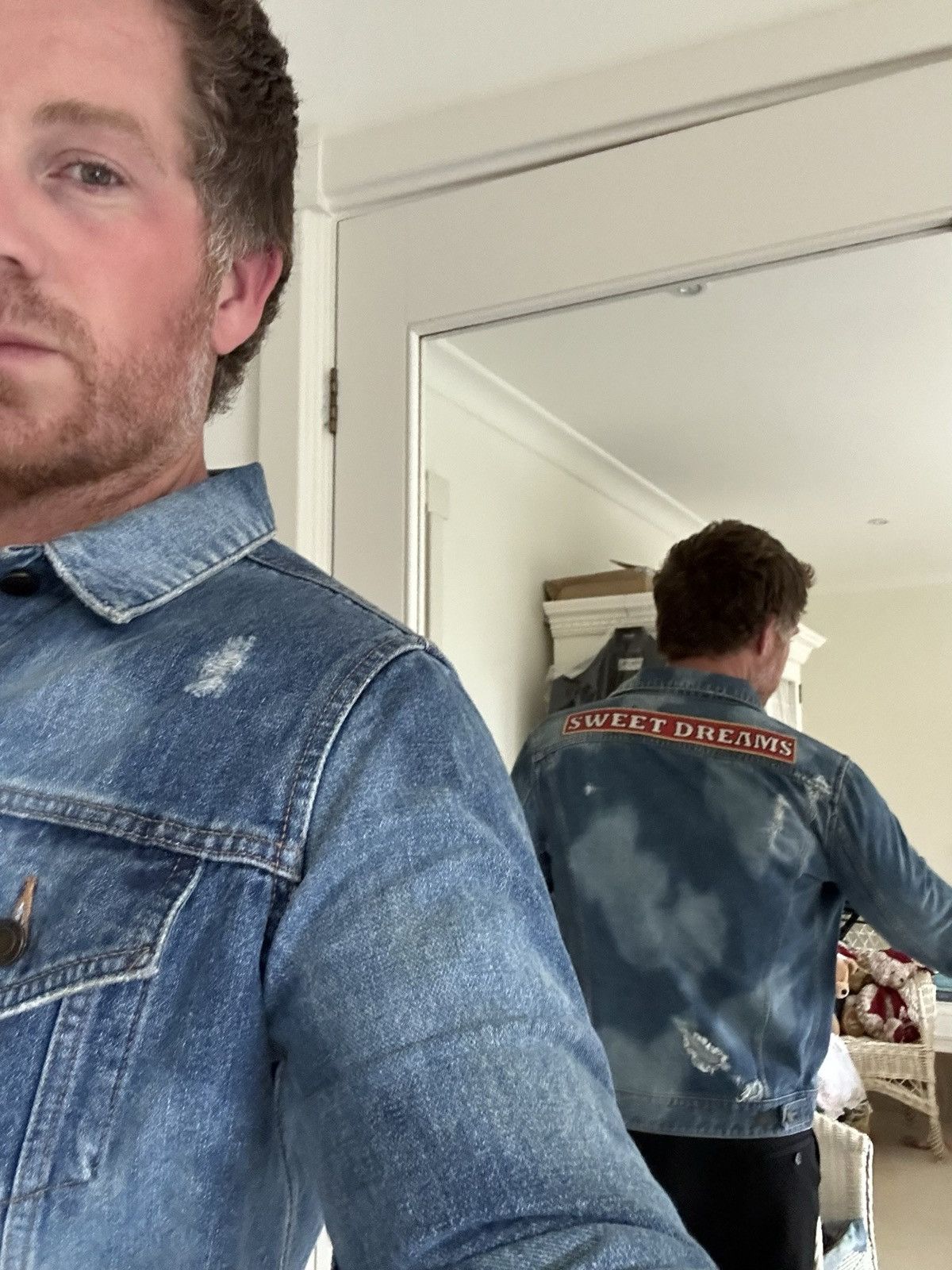 Saint Laurent Paris $1490 SS17 Saint Laurent Sweet Dreams studded denim jacket Size US L / EU 52-54 / 3 - 5 Thumbnail