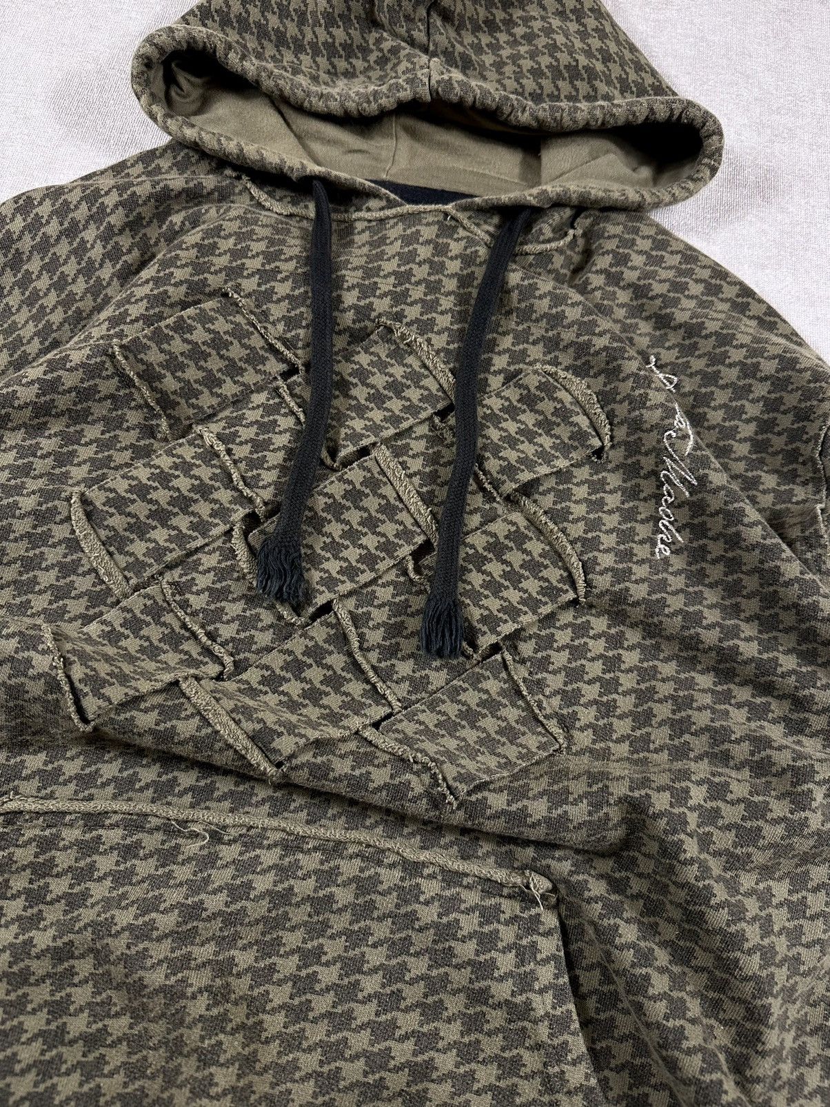 Other De Puta Madre 69 Distressed Check Hoodie Size US S / EU 44-46 / 1 - 3 Thumbnail