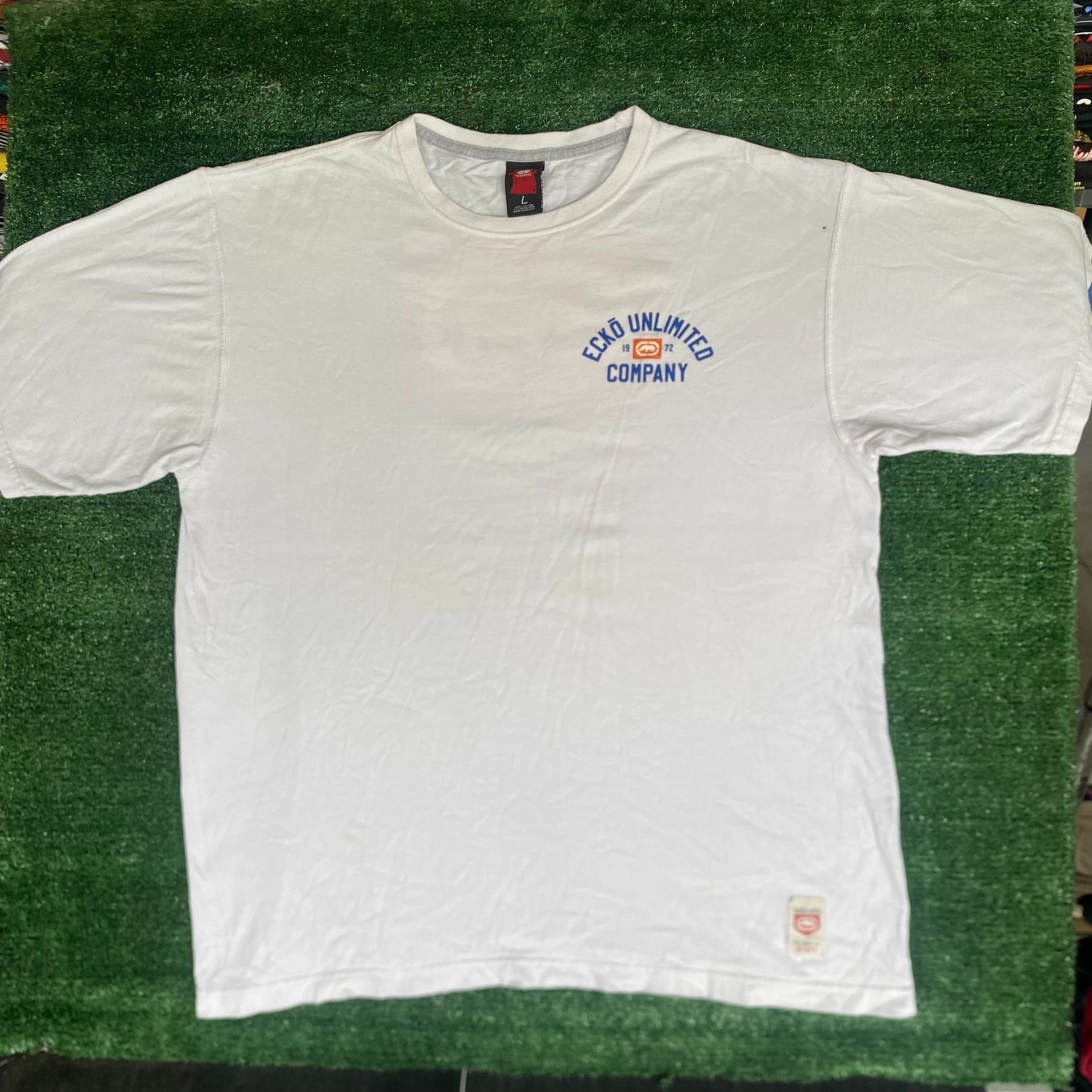 Ecko Unltd. Vintage Y2K Ecko Unltd. Shirt Rhino Logo Retro White Tee Size US L / EU 52-54 / 3 - 4 Thumbnail