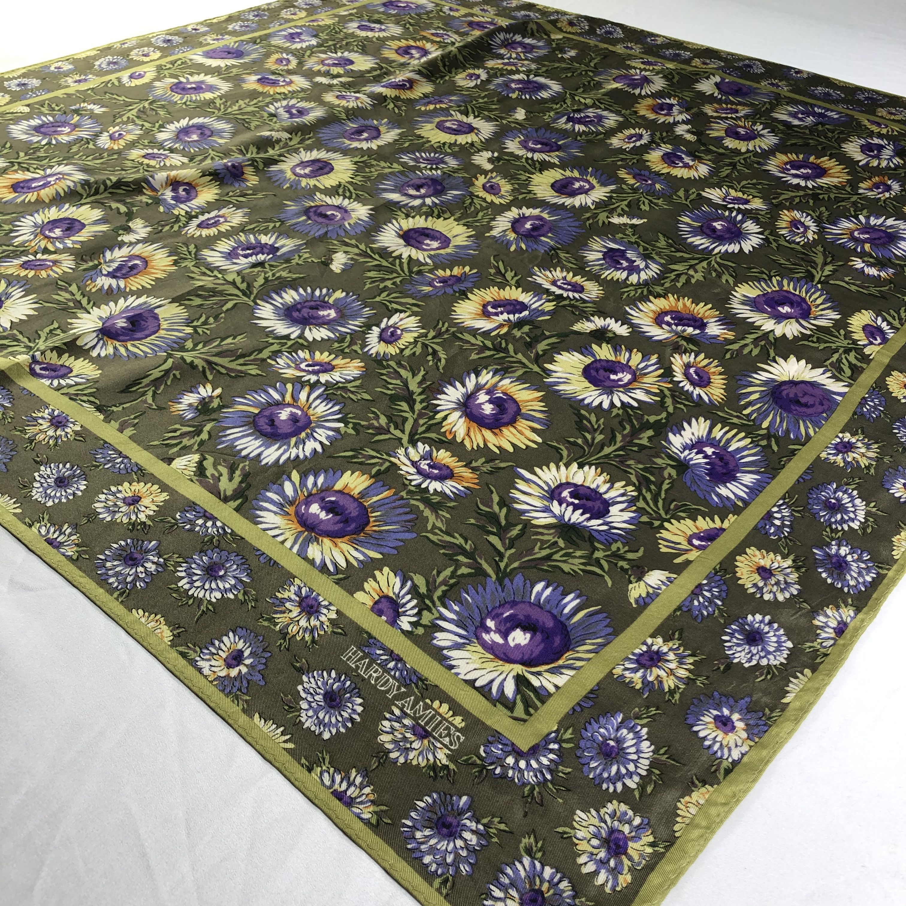 Hardy Amies × Vintage Vintage Hardy Amies Silk Scarf Size ONE SIZE - 3 Thumbnail