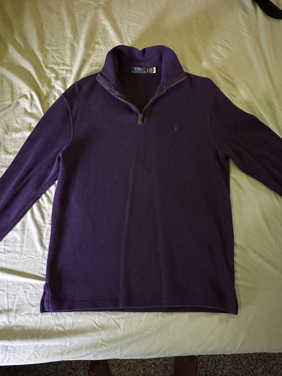 Polo Ralph Lauren Purple Polo Longsleeve!! Size US M / EU 48-50 / 2 - 2 Thumbnail