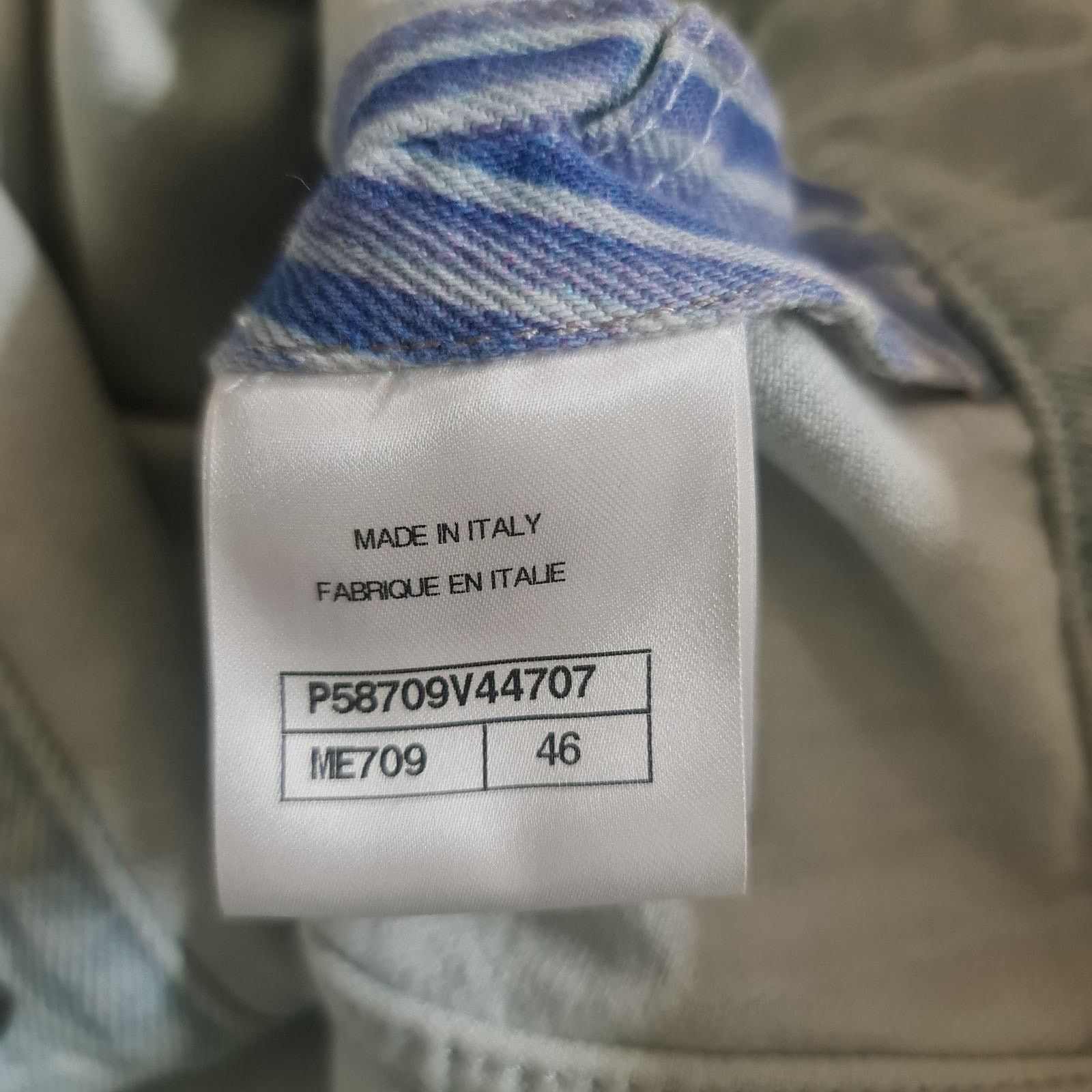 Chanel Chanel 2018 Striped Denim Jacket, Size 46 Size XL / US 12-14 / IT 48-50 - 10 Thumbnail