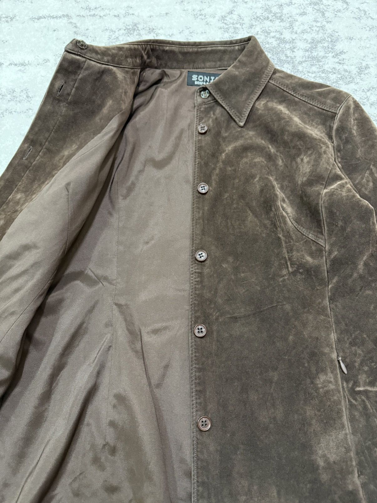 Sonia Rykiel Sonia Rukiel Velvet Button Up Jacket Size S / US 4 / IT 40 - 7 Thumbnail