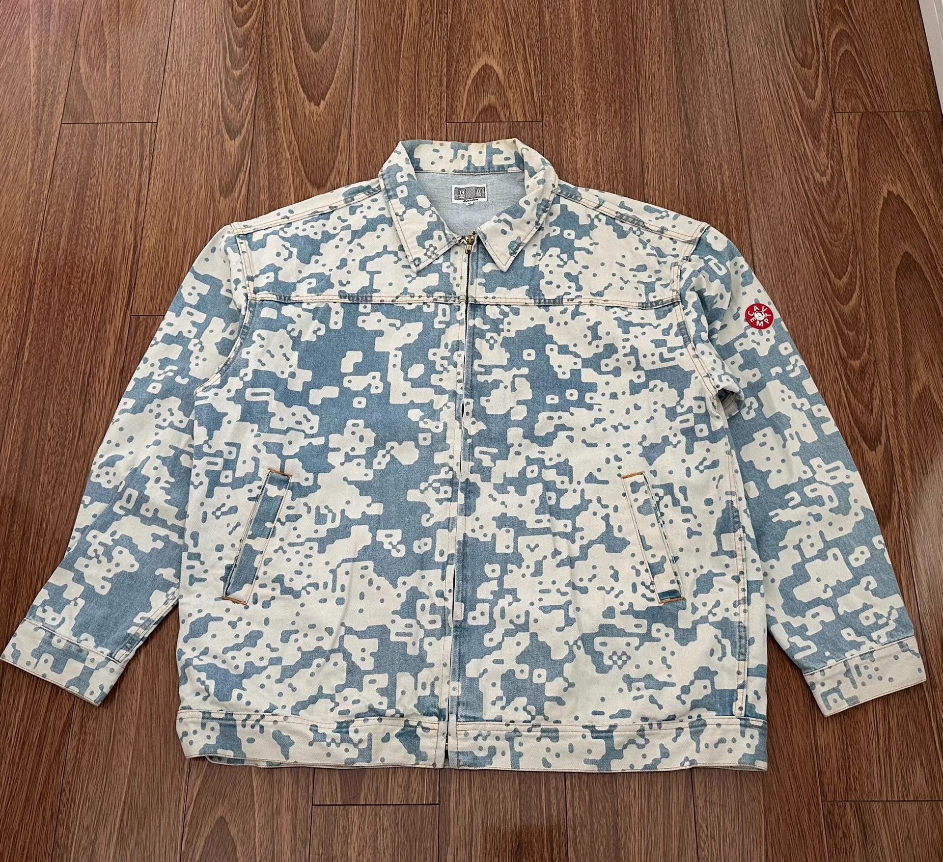 Cav Empt C.E CAVEMPT NOISE WASHED DENIM JACKET XL Size US XL / EU 56 / 4 - 1 Thumbnail