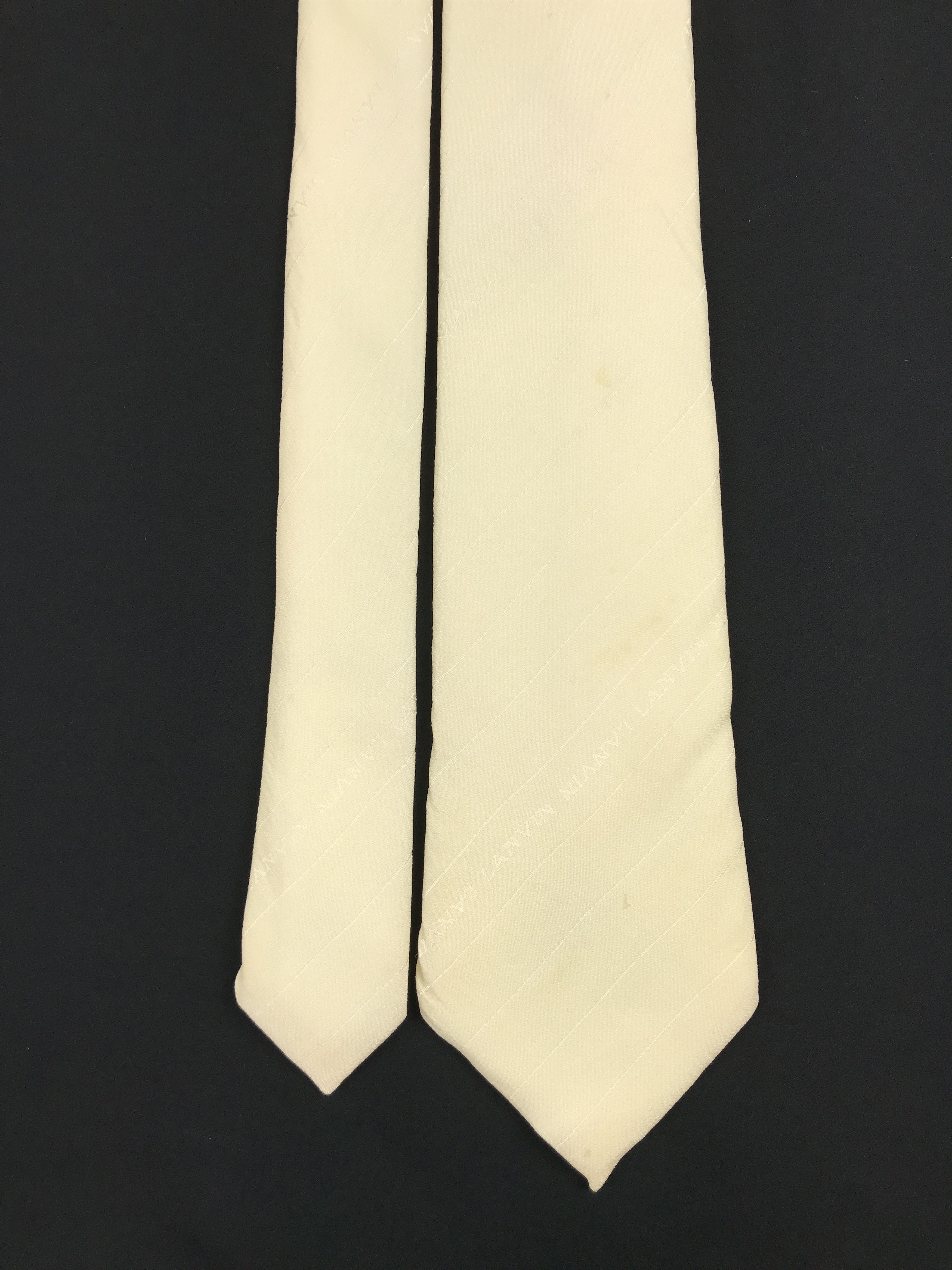 Lanvin × Vintage Vintage Lanvin Silk Necktie Size ONE SIZE - 3 Thumbnail