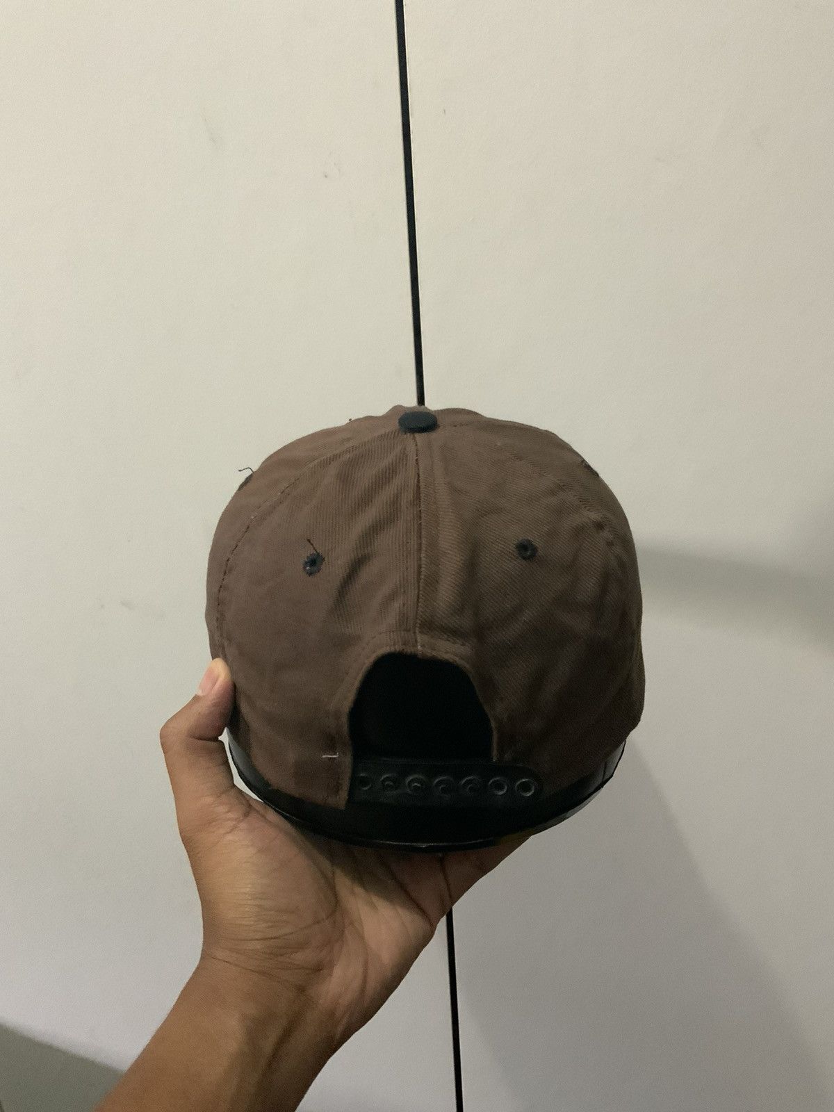 Vintage Vintage Brown Plain Made in Usa Hat Size ONE SIZE - 3 Thumbnail