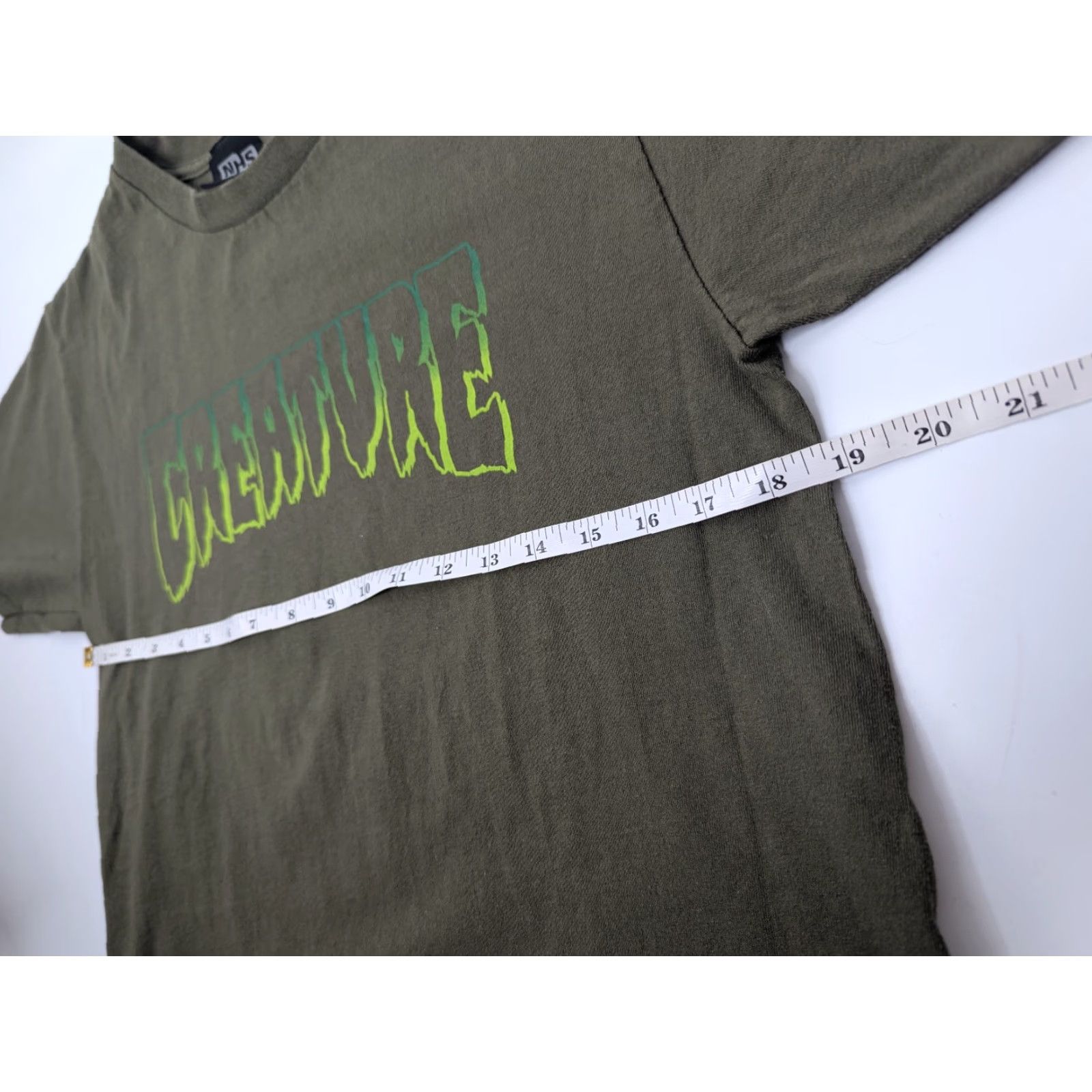 Vintage NHS Creature Skateboards Shirt Green Size M Vintage Y2K Logo Graphic Crew Neck Men Size US M / EU 48-50 / 2 - 6 Thumbnail