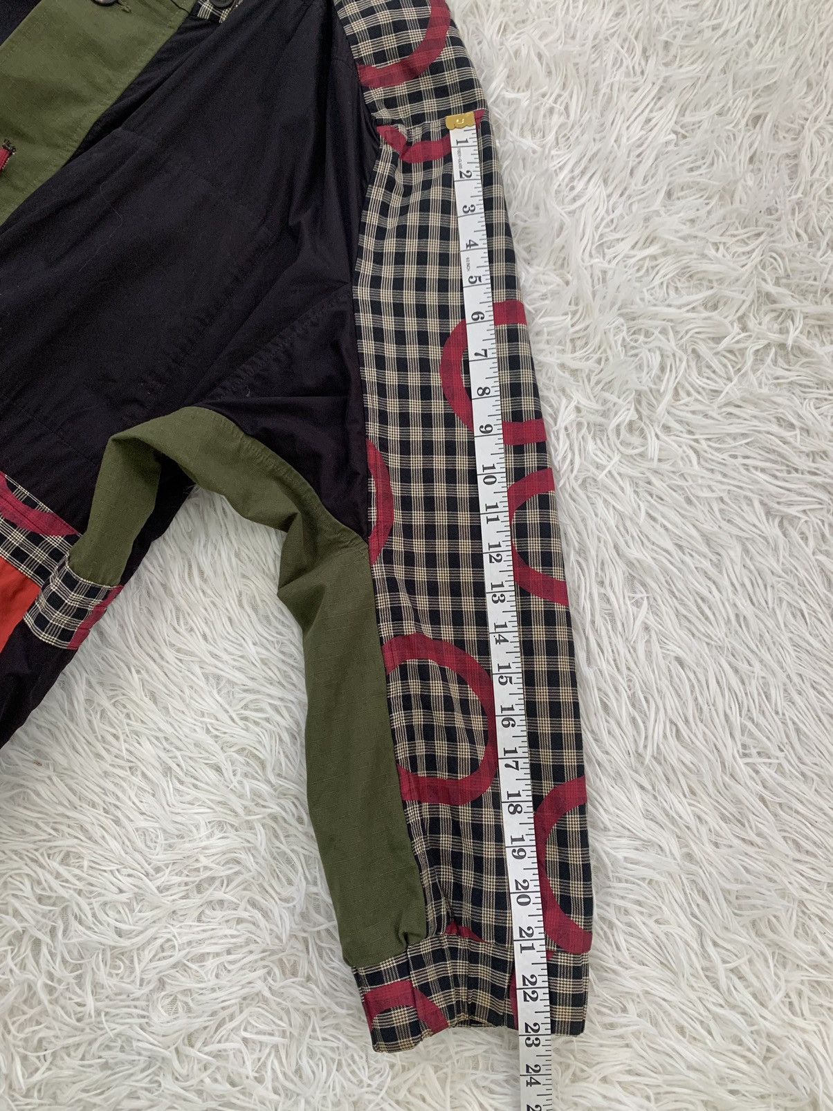 Vivienne Westwood Super Rare Vivienne Westwood Gingham Panel Coat Jacket Parka Size US L / EU 52-54 / 3 - 24 Thumbnail