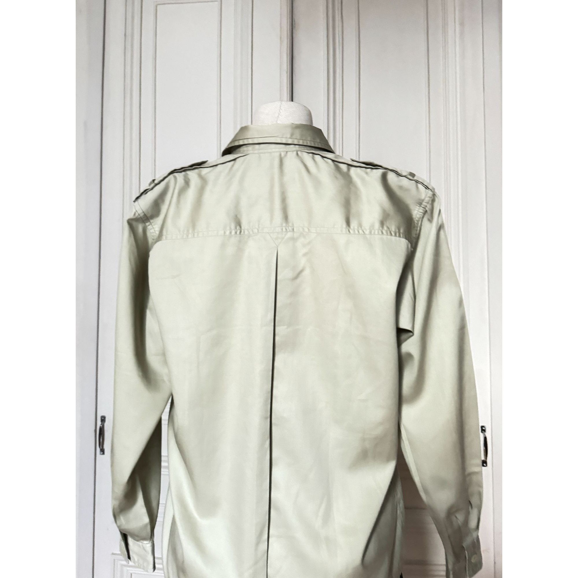 Yves Saint Laurent 1970s Military Shirt Size M / US 6-8 / IT 42-44 - 4 Thumbnail