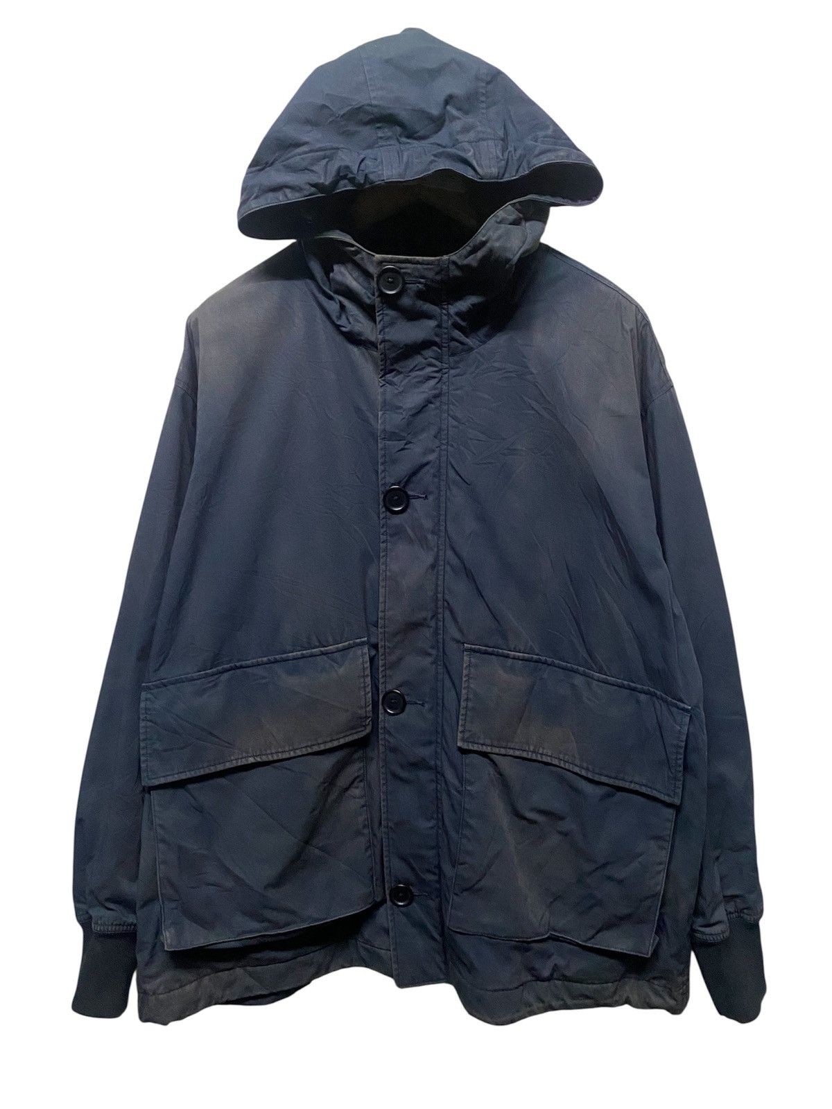 Margaret Howell ❗️LAST CALL❗️MHL Margaret Howell Utility Hooded Navy Jacket Size US L / EU 52-54 / 3 - 1 Thumbnail