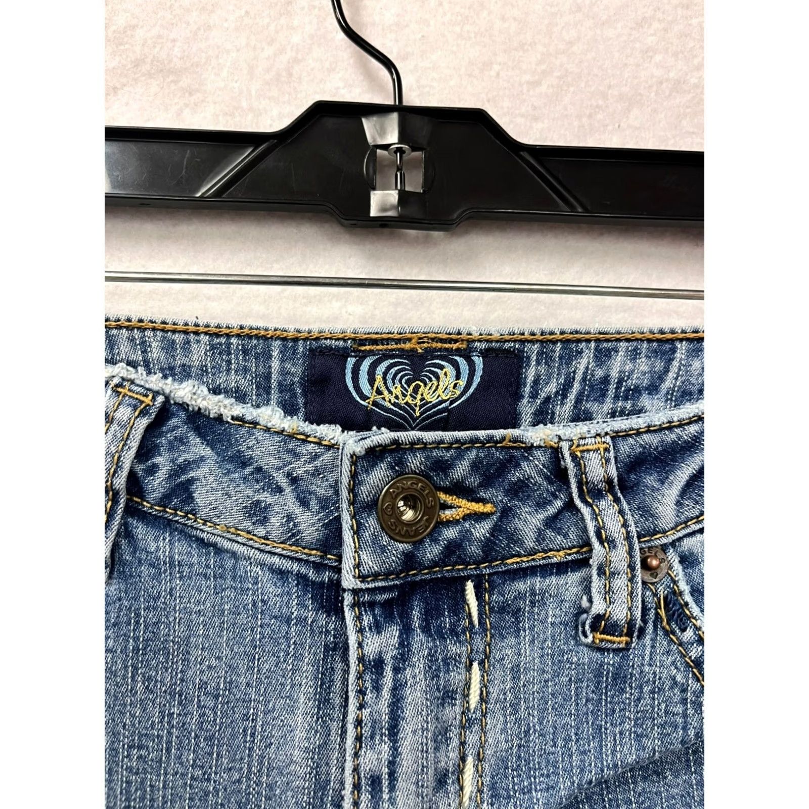 Vintage VINTAGE Angels Women's Jeans Flared Blue Size 5 Pockets 1990s Homes Size 27" / US 4 / IT 40 - 3 Thumbnail