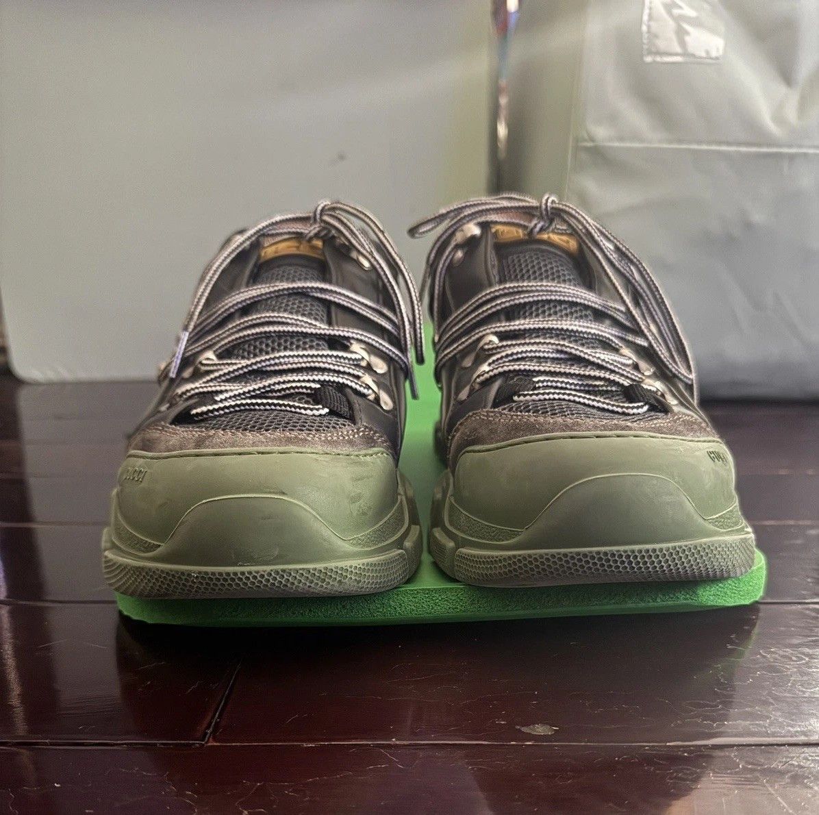 Gucci Flashtrek SEGA Green Sneaker US Size 9.5 Size US 9.5 / EU 42-43 - 3 Thumbnail