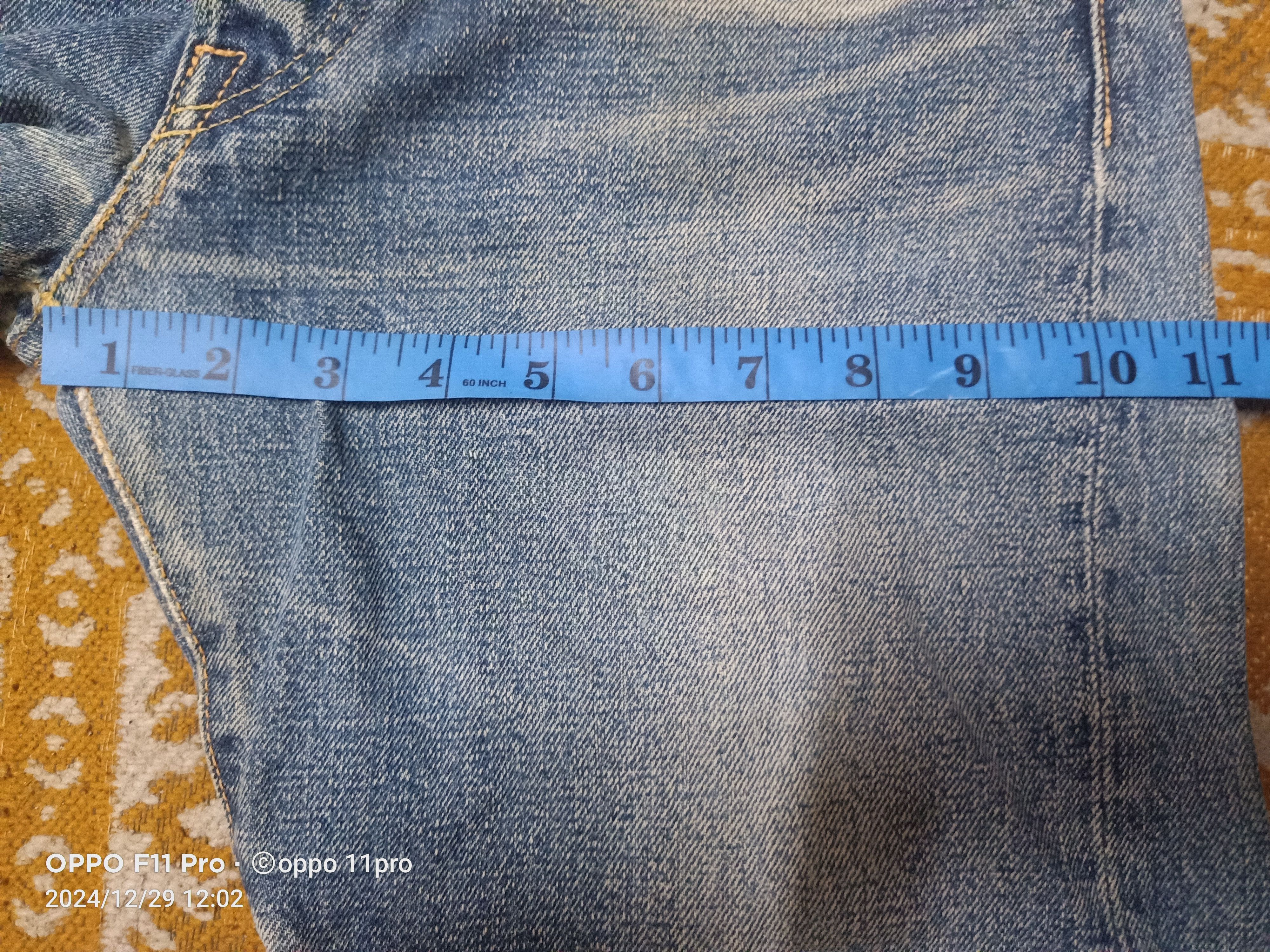 45rpm × Japanese Brand 45 Rpm Denim SunFaded Vintage Distressdenim Size US 34 / EU 50 - 12 Thumbnail