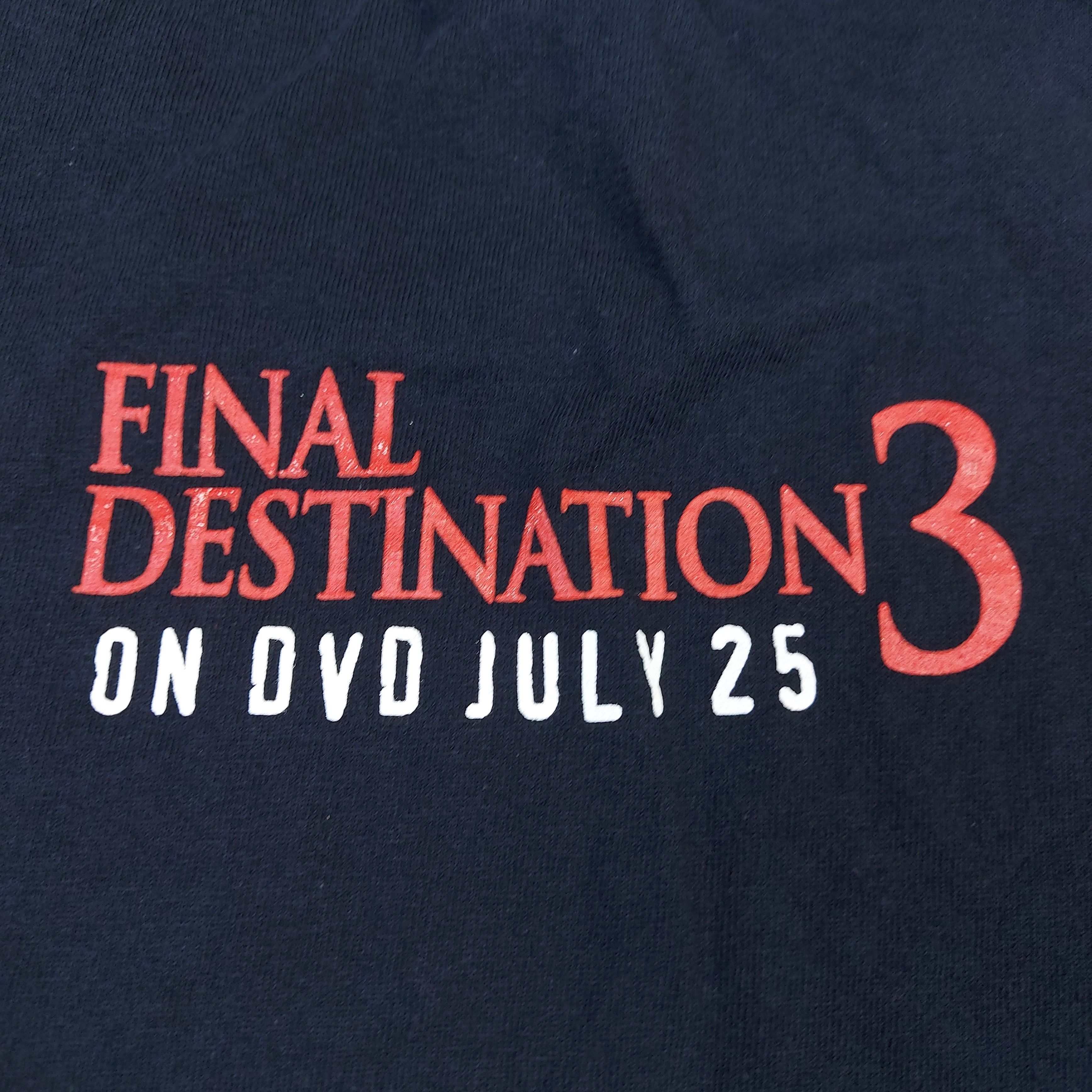 Other Vintage 2006 Final Destination 3 Horror Film Movie Promo TEE Size US XL / EU 56 / 4 - 8 Thumbnail