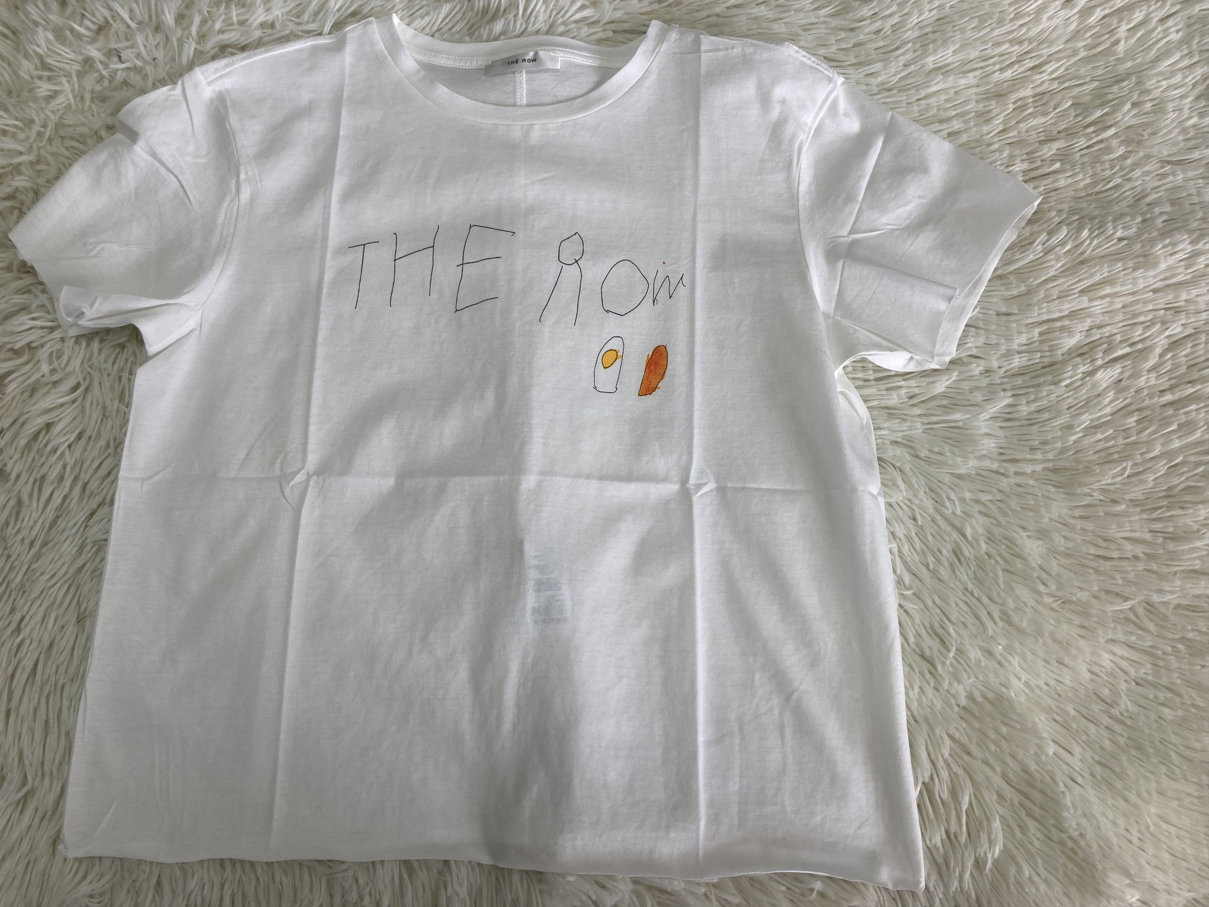 The Row THE ROW Italian hand-printed logo cut-off T-shirt Size M / US 6-8 / IT 42-44 - 5 Thumbnail