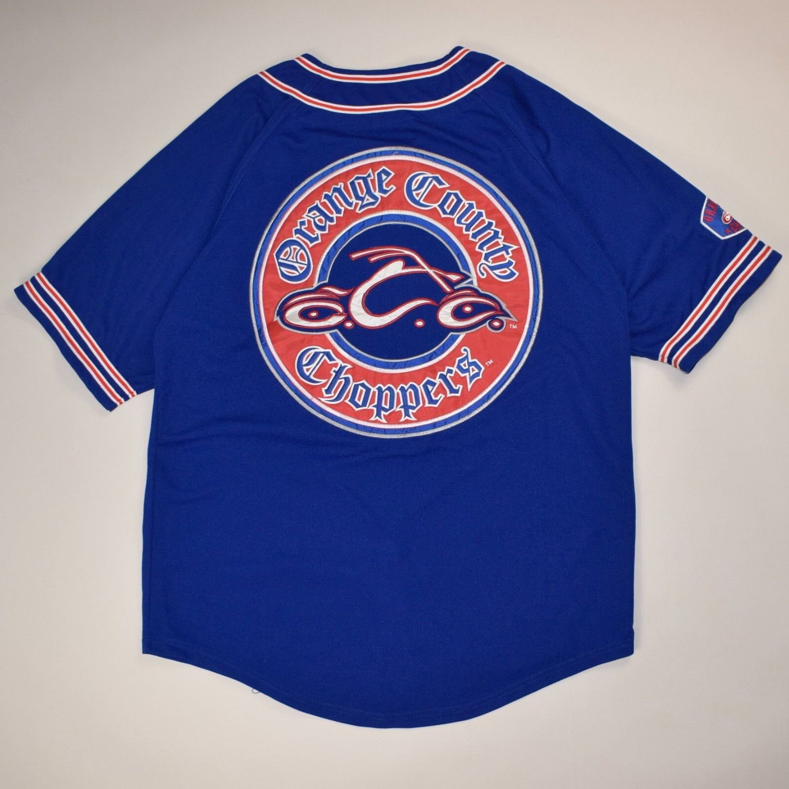 Harley Davidson × West Coast Choppers Vintage Orange County Choppers New York Baseball Jersey - XL Size US XL / EU 56 / 4 - 2 Thumbnail