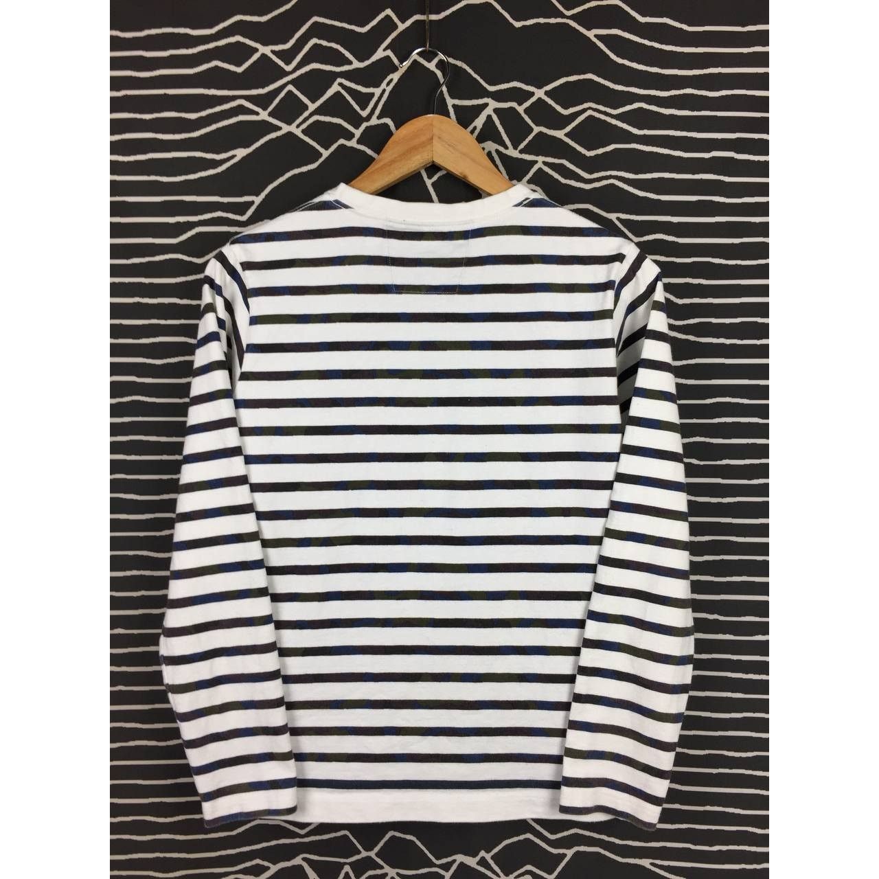 Beams Plus Beams Heart Camo Striped Pocket Longsleeve Tee Size US S / EU 44-46 / 1 - 7 Thumbnail