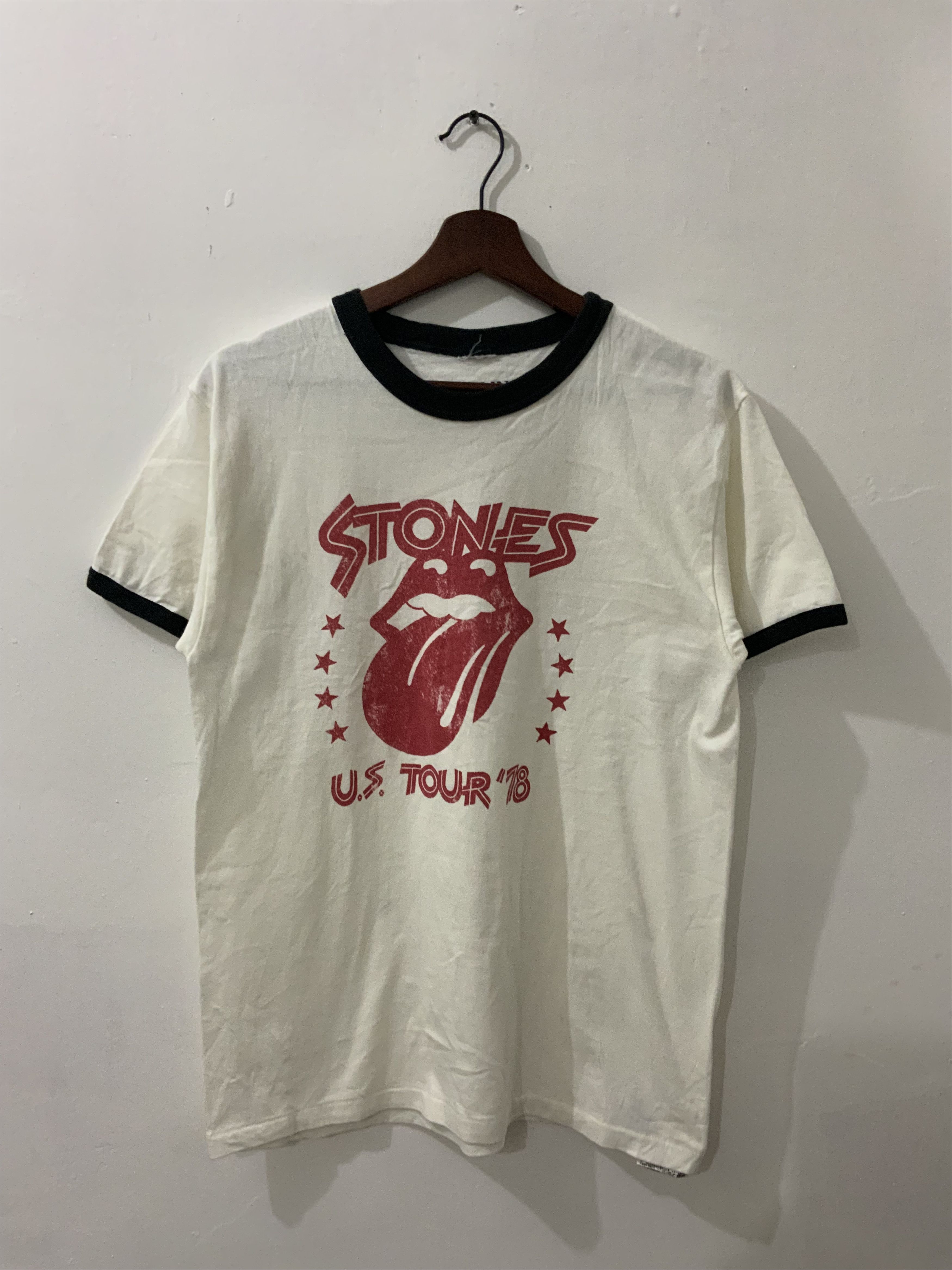 Band Tees The Rolling Stone U.S Tour ‘78 Ringer Tee Size US M / EU 48-50 / 2 - 1 Thumbnail