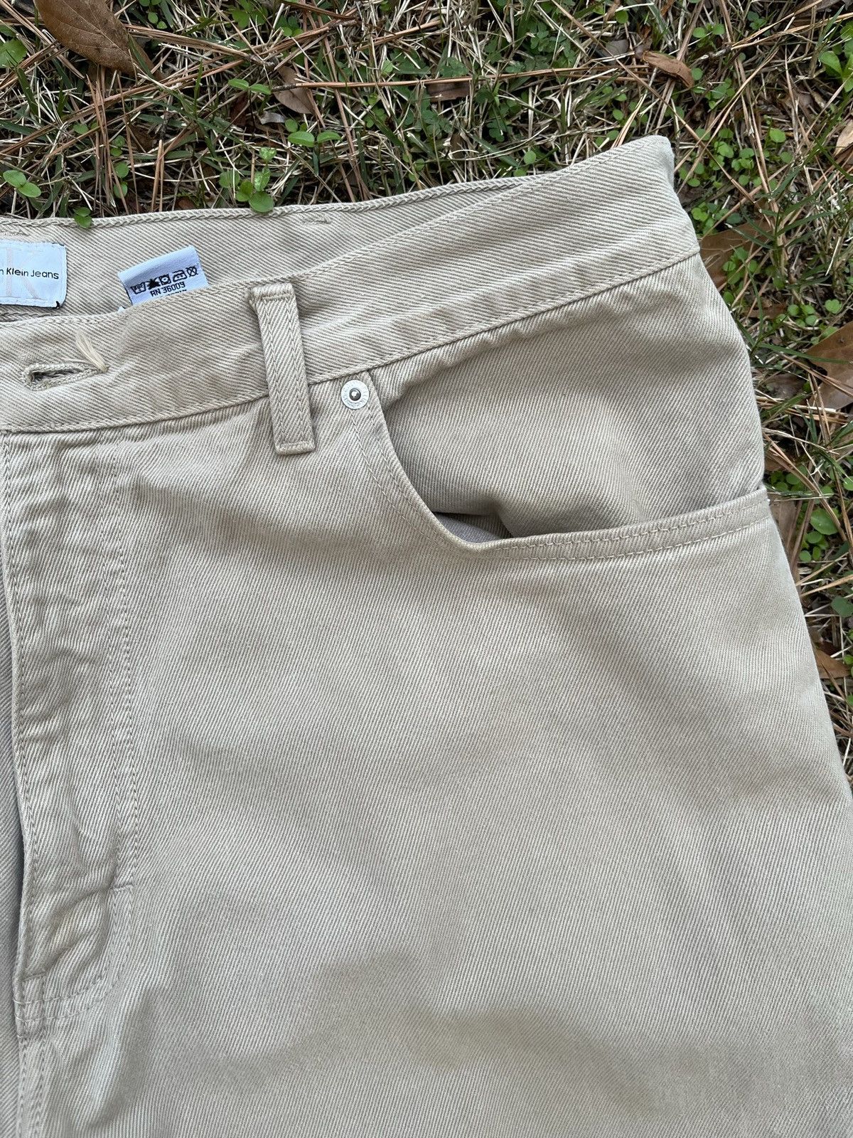 Calvin Klein Calvin Klein Beige Jeans Size US 38 / EU 54 - 7 Thumbnail